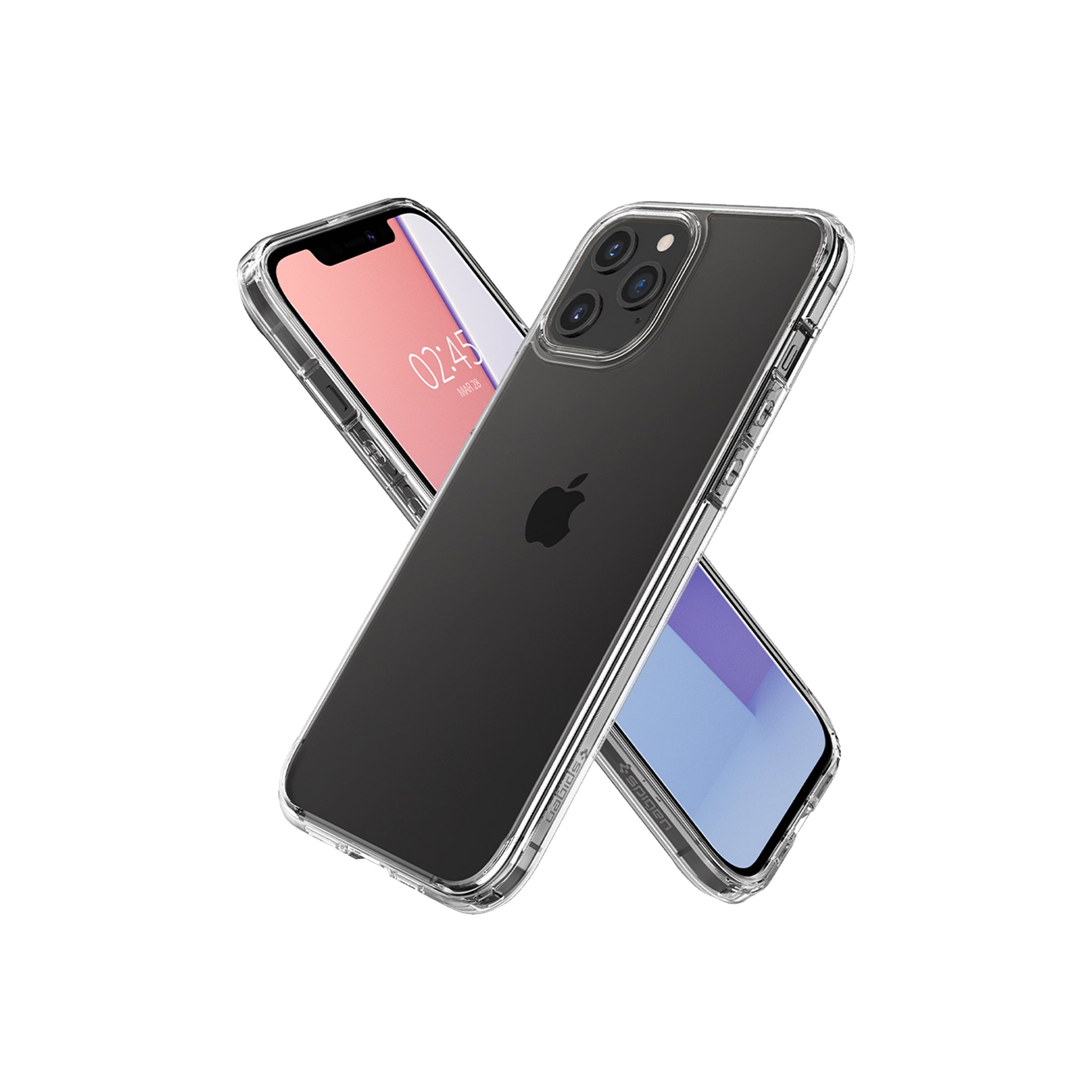 Spigen - Crystal Hybrid Case For Apple Iphone 12 Pro Max - Crystal Clear