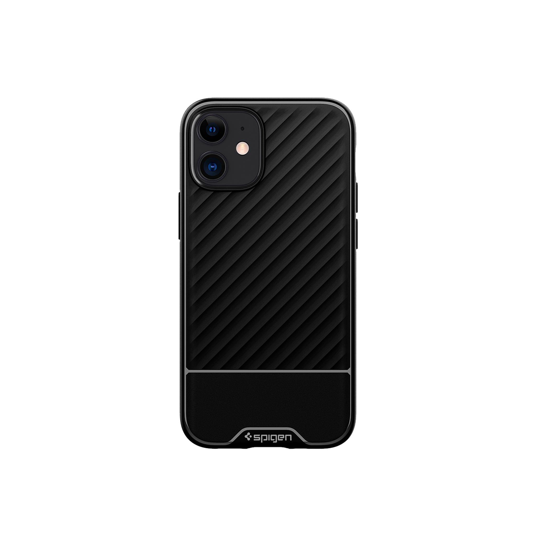 Spigen - Core Armor Case For Apple Iphone 12 Mini - Matte Black