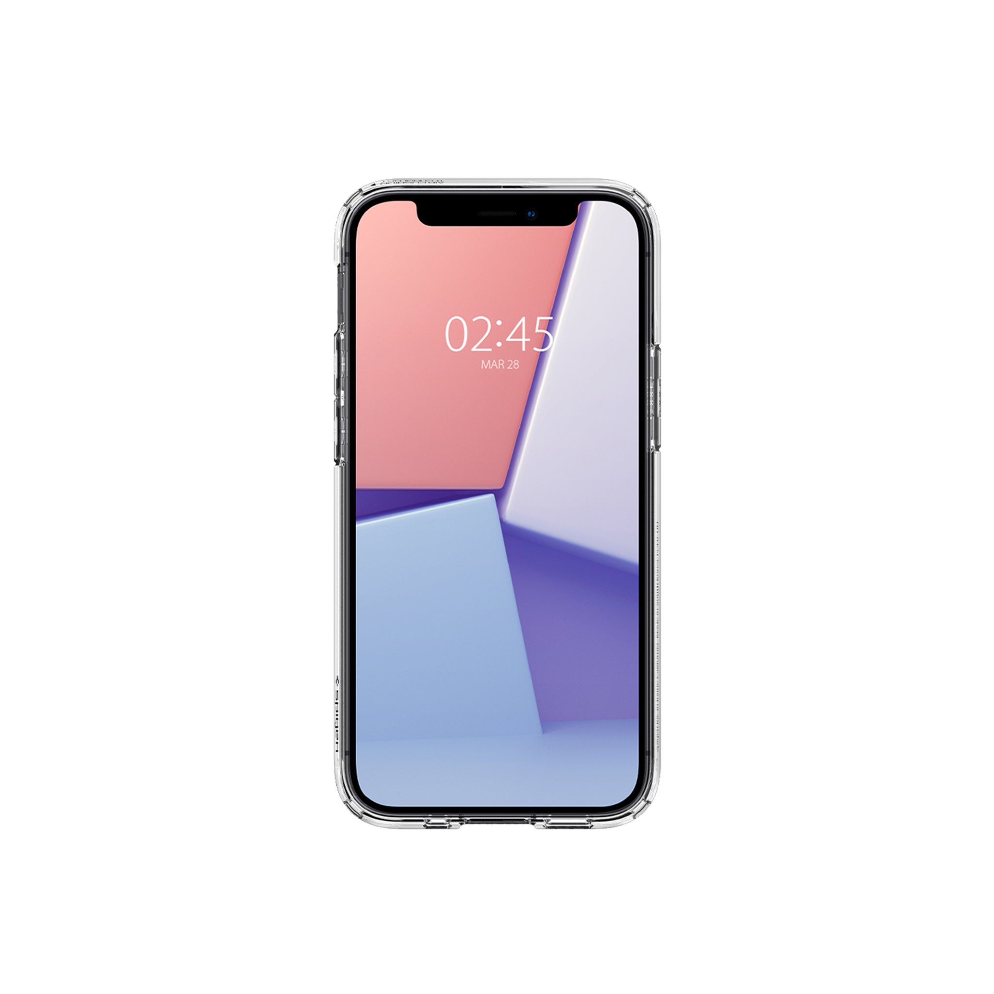 Spigen - Crystal Hybrid Case For Apple Iphone 12 Mini - Crystal Clear