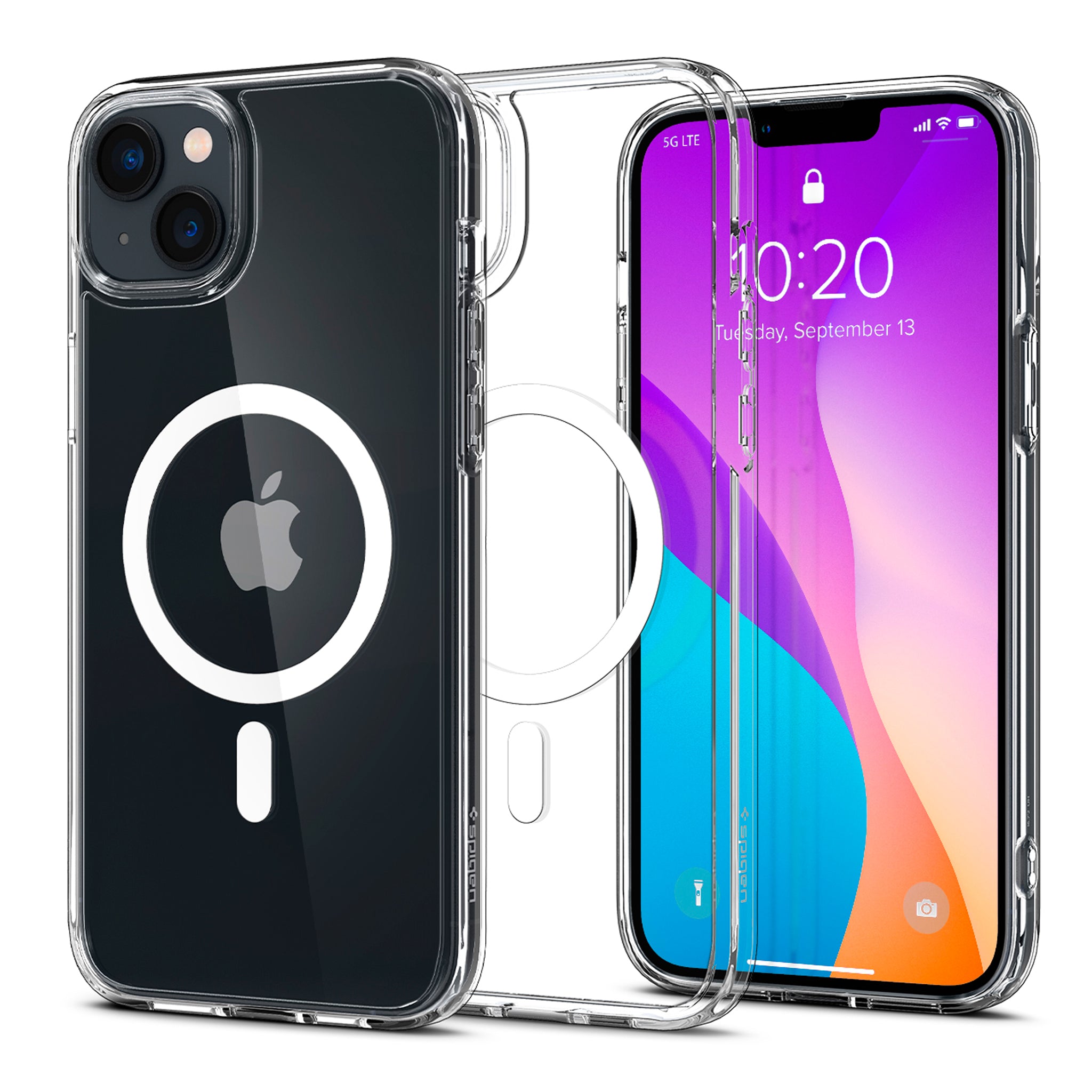 Spigen - Crystal Hybrid Magsafe Case For Apple Iphone 14 Plus - Clear
