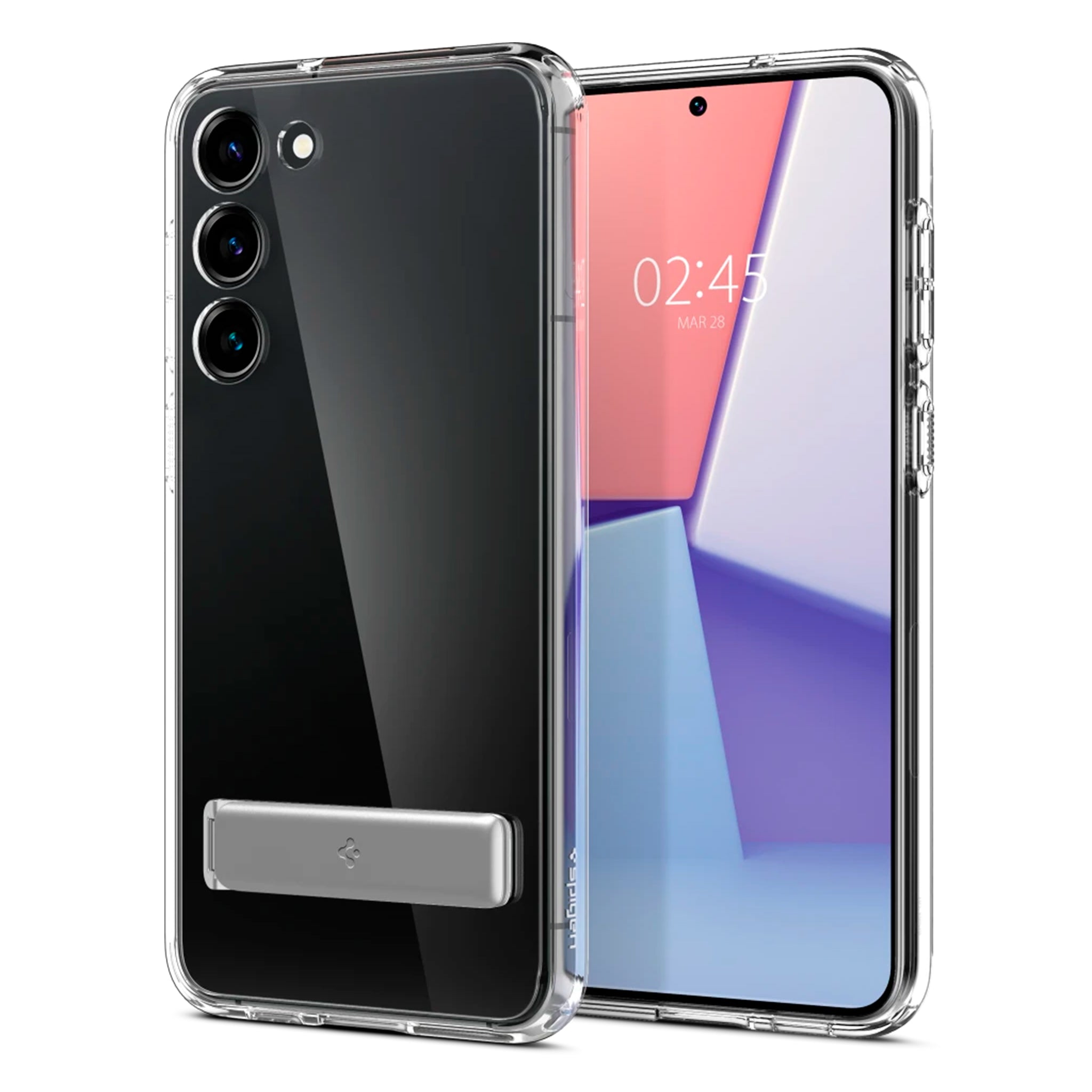 Spigen - Slim Armor Essential S Case For Samsung Galaxy S23 - Crystal Clear