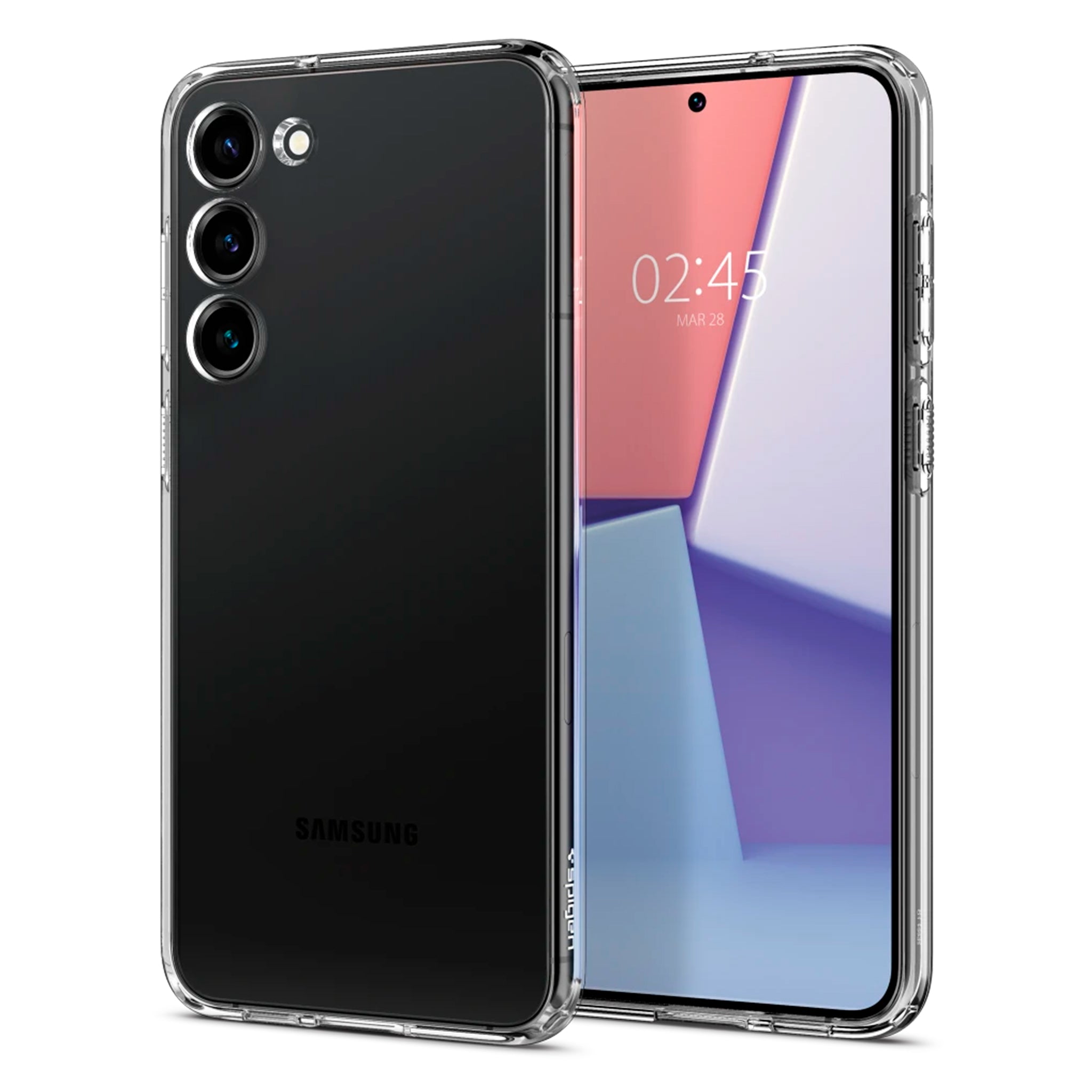 Spigen - Crystal Flex Case For Samsung Galaxy S23 - Crystal Clear