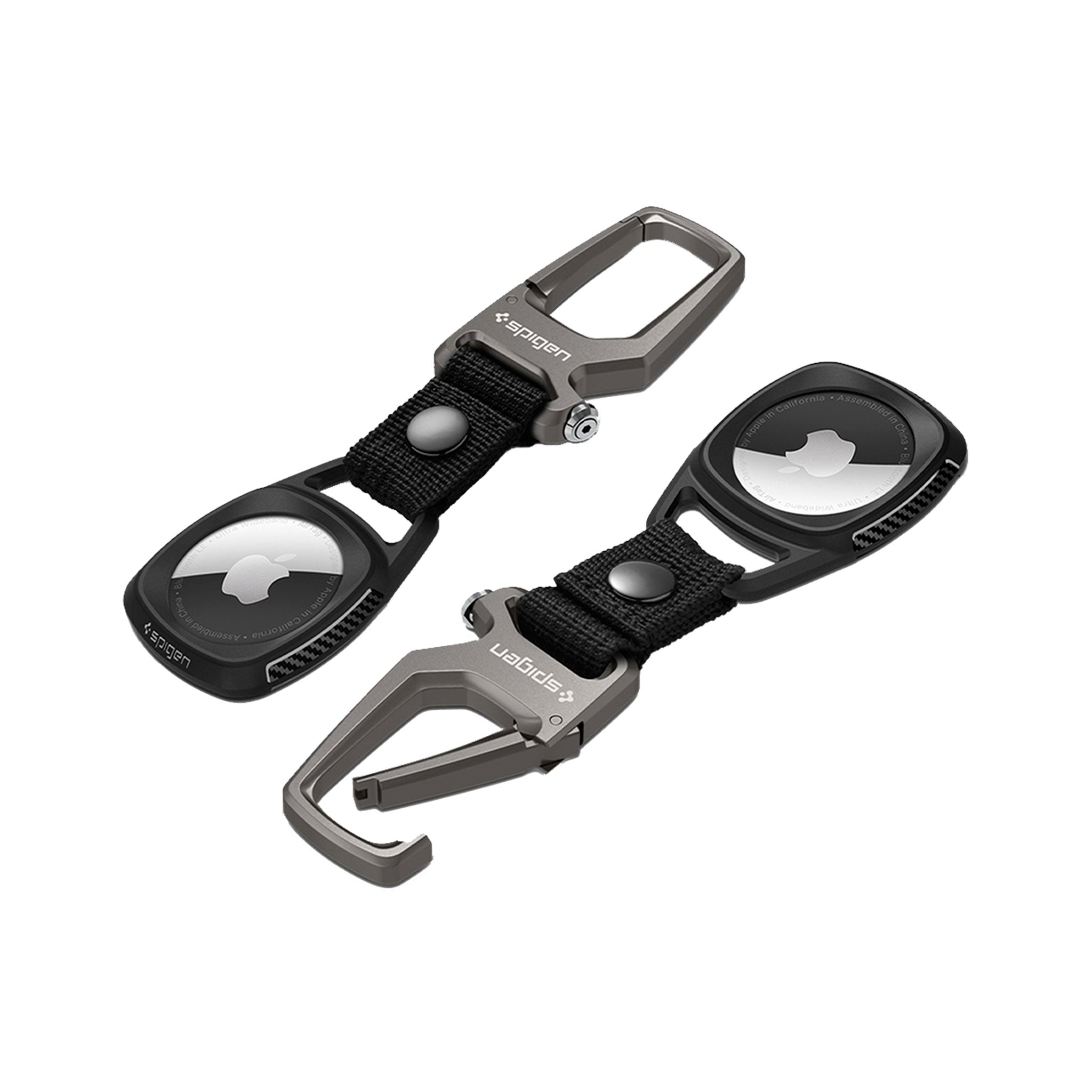 Spigen - Core Armor Keychain 2 Pack For Apple Airtag - Matte Black