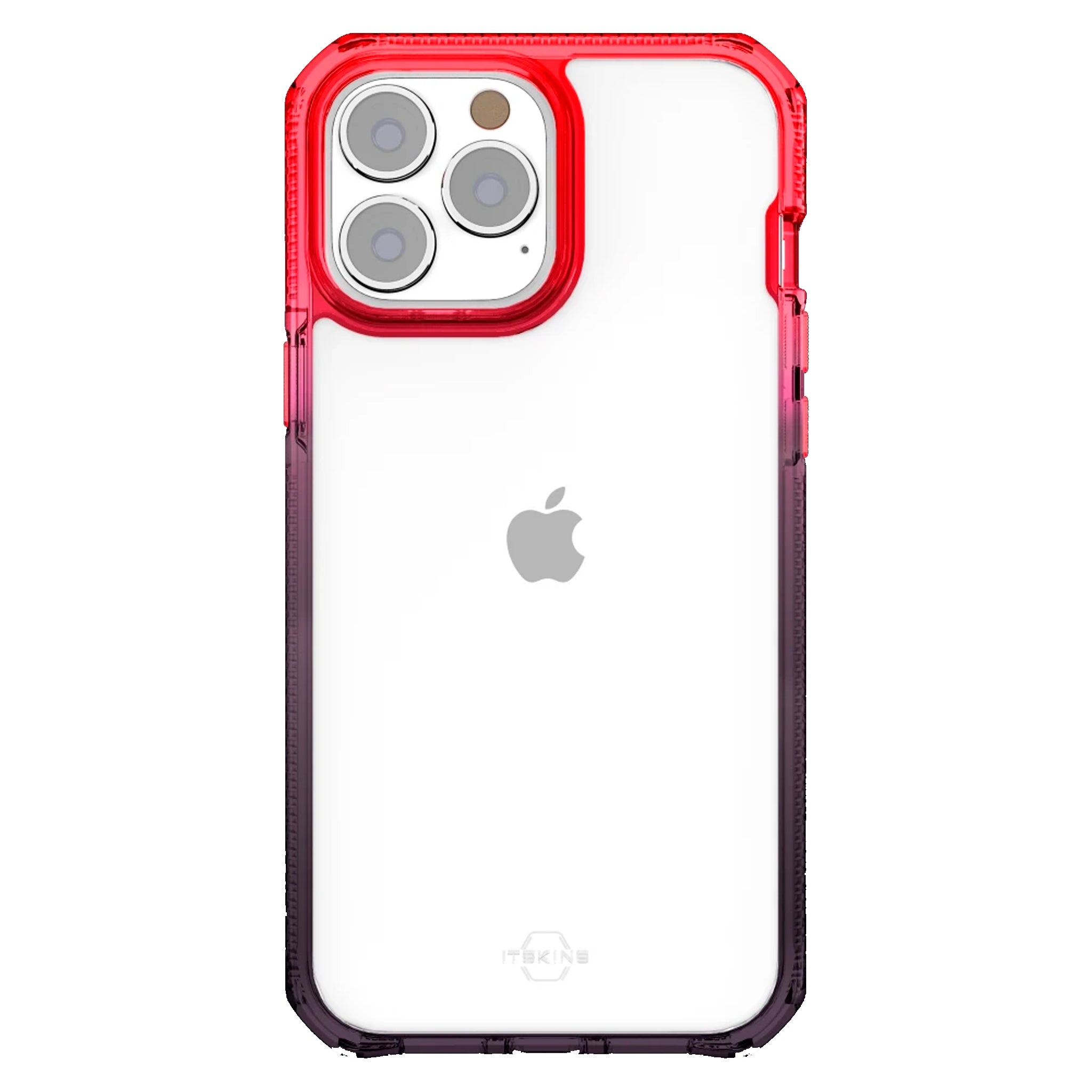 Itskins - Supreme Prism Case For Apple Iphone 13 Pro Max / 12 Pro Max - Coral And Black