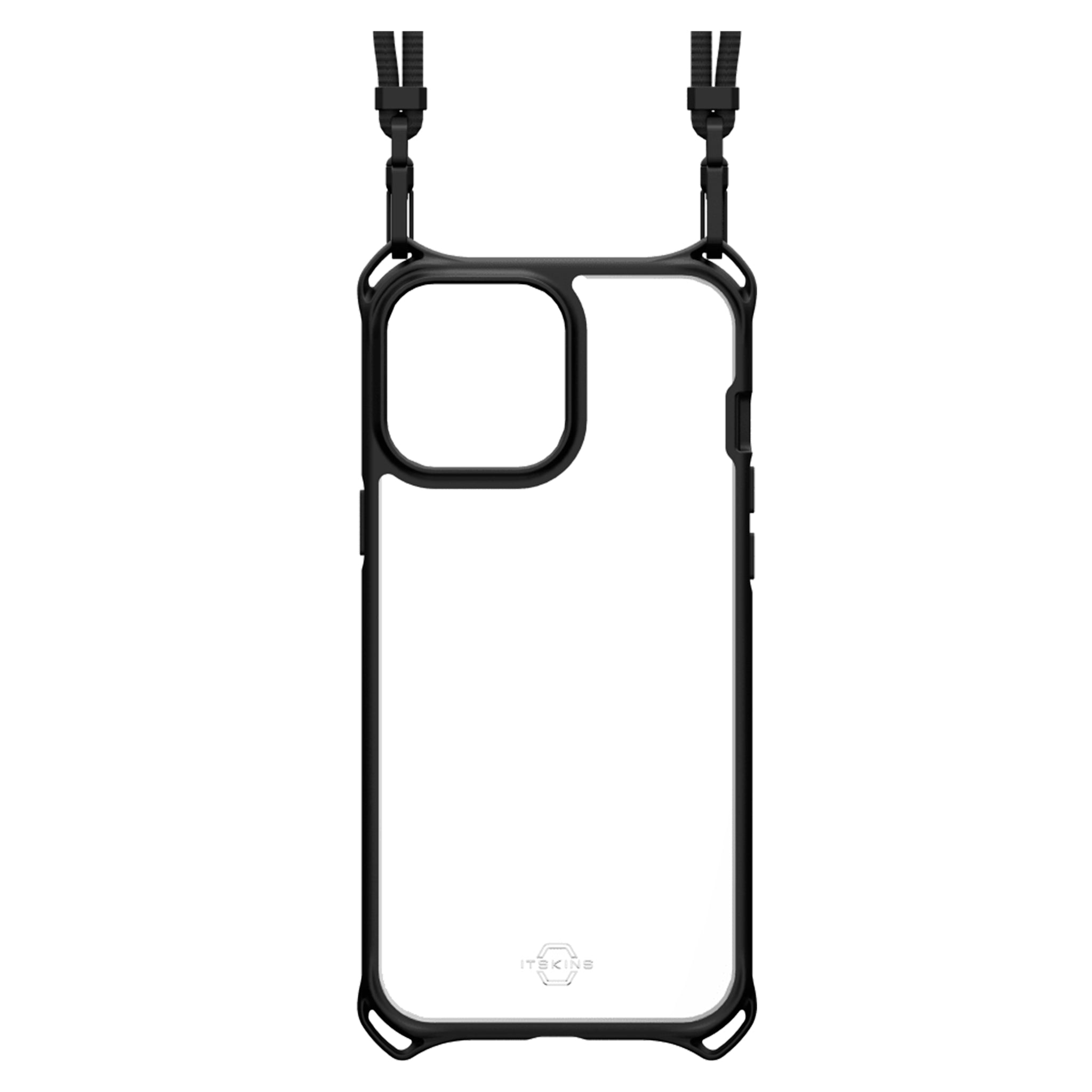 Itskins - Hybrid Sling Case For Apple Iphone 13 Mini / 12 Mini - Black And Transparent