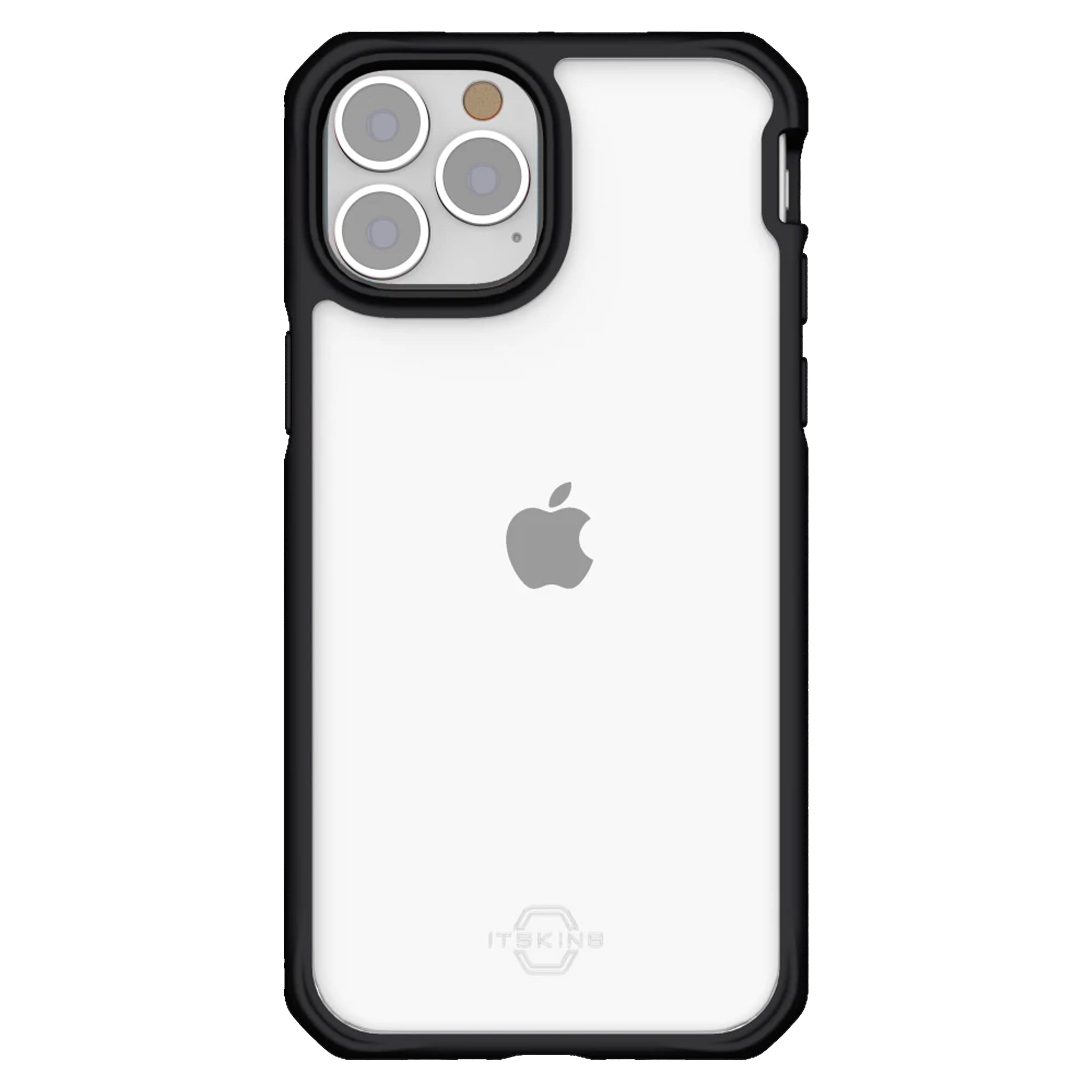 Itskins - Hybrid Solid Case For Apple Iphone 13 Mini / 12 Mini - Black And Transparent