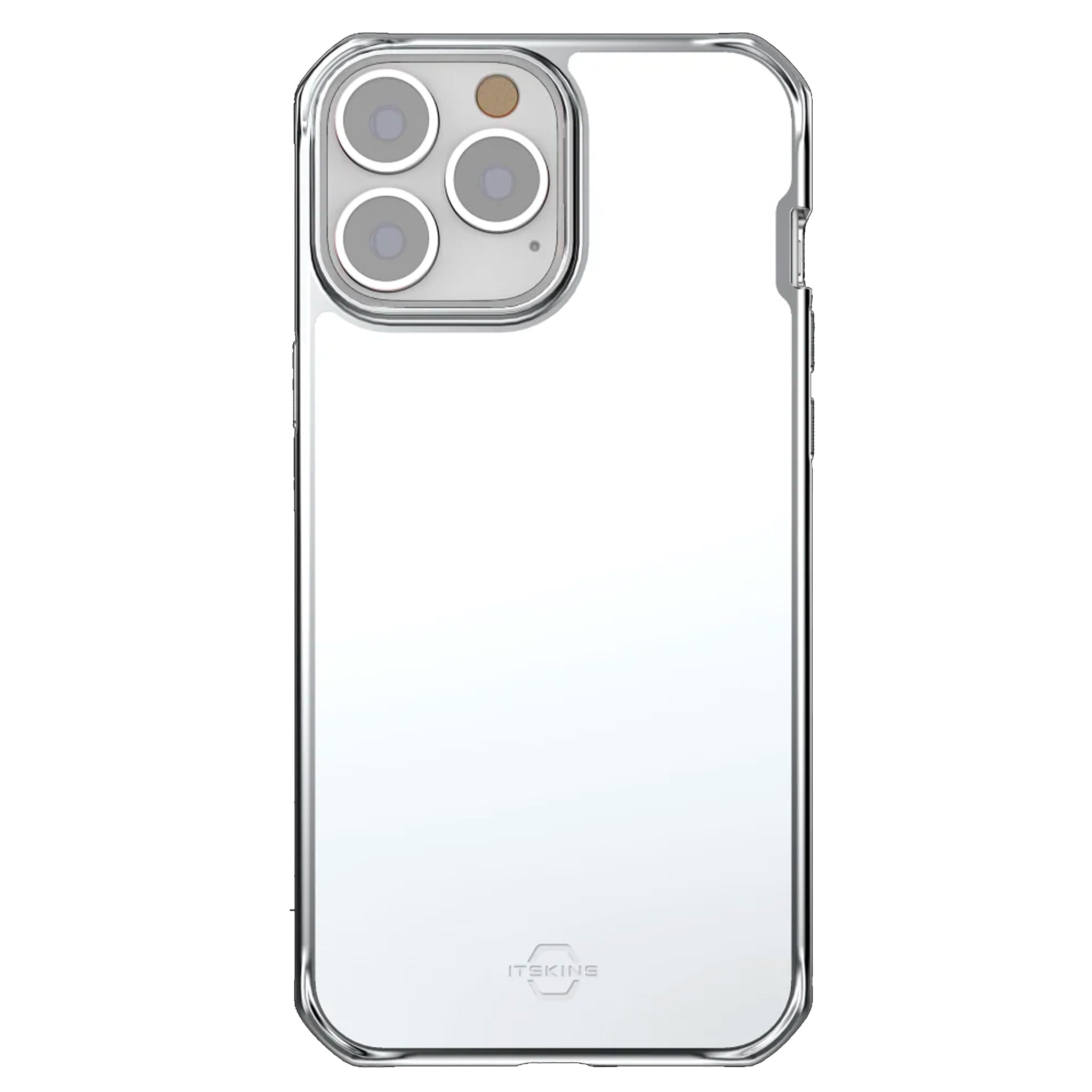 Itskins - Hybrid Glass Case For Apple Iphone 13 Mini / 12 Mini - Silver