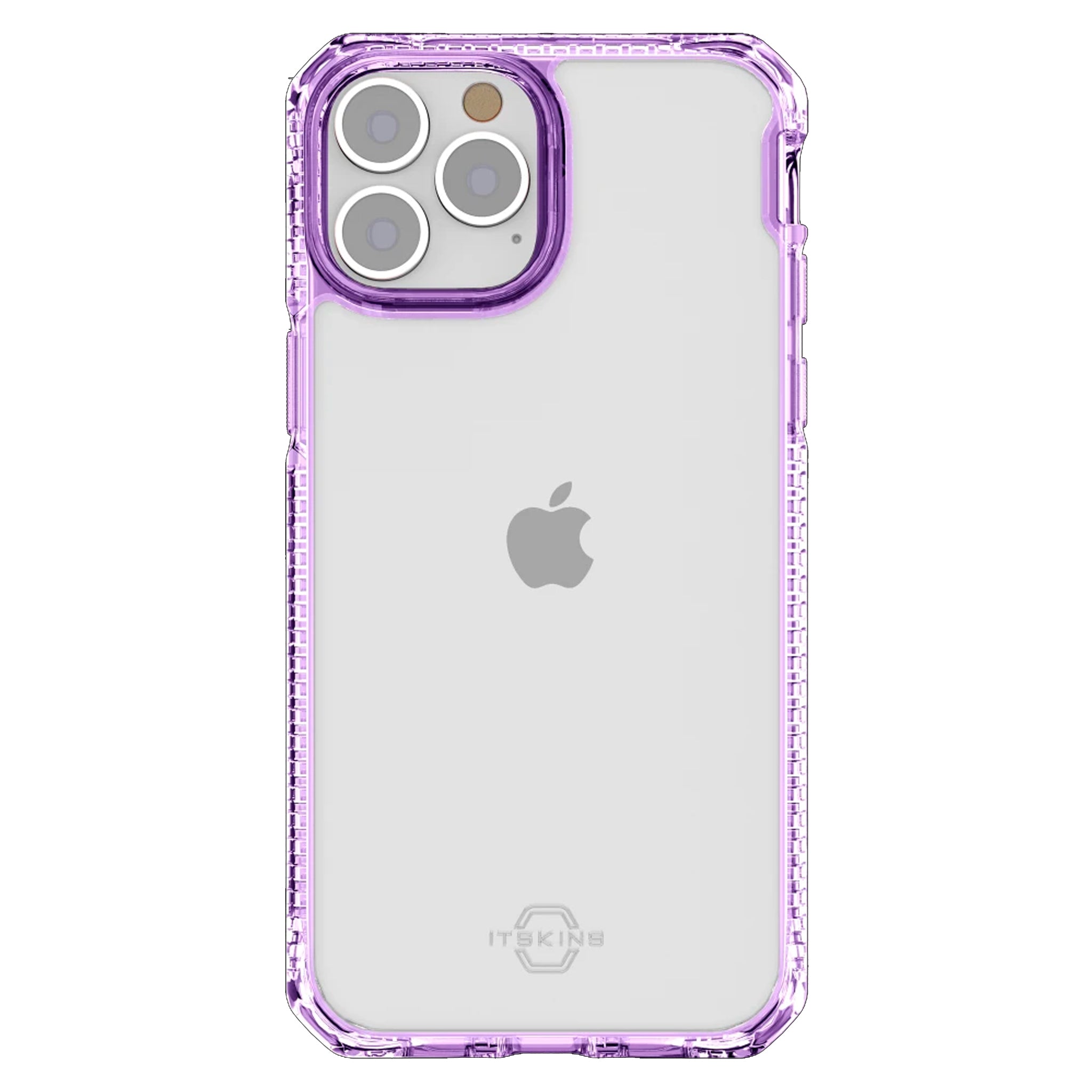 Itskins - Hybrid Clear Case For Apple Iphone 13 - Light Purple And Transparent