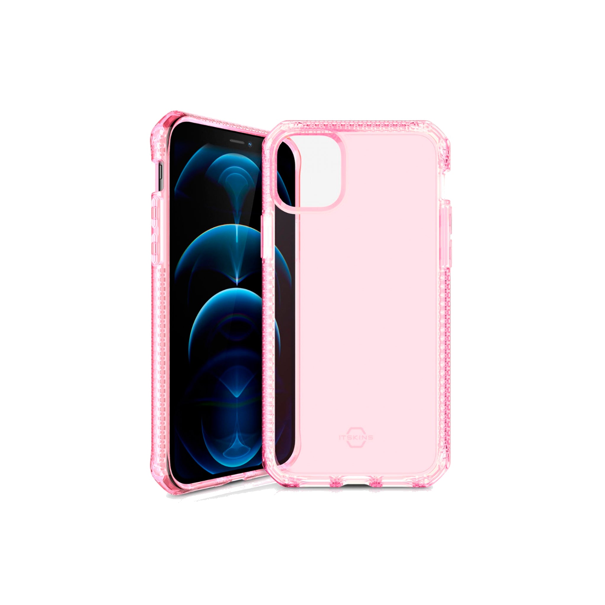 Itskins - Spectrum Clear Case For Apple Iphone 12 / 12 Pro - Light Pink