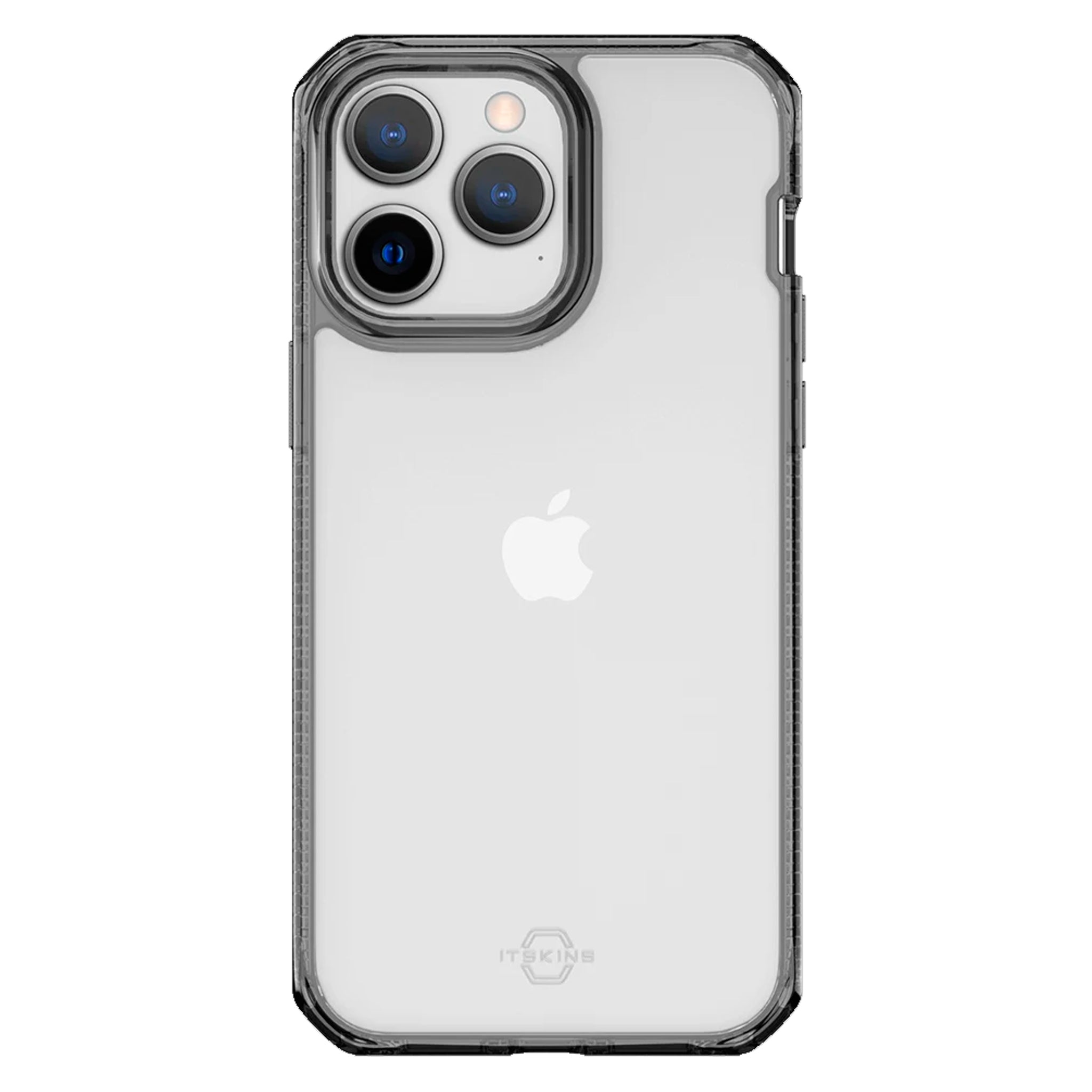 Itskins - Hybrid_r Clear Case For Apple Iphone 14 Pro Max - Black And Transparent