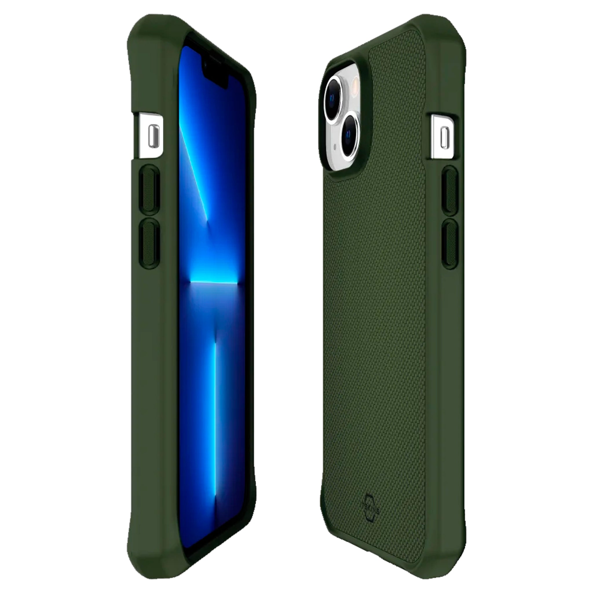 Itskins - Ballistic_r Nylon Magsafe Case For Apple Iphone 14 / Iphone 13 - Olive Green