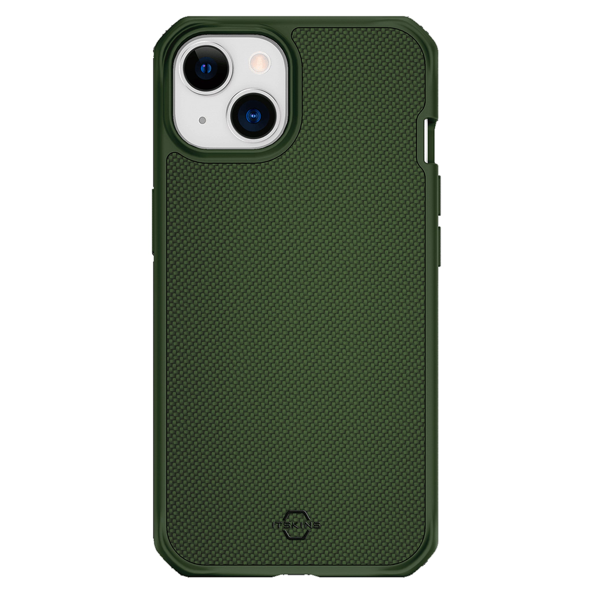 Itskins - Ballistic_r Nylon Case For Apple Iphone 14 / Iphone 13 - Olive Green