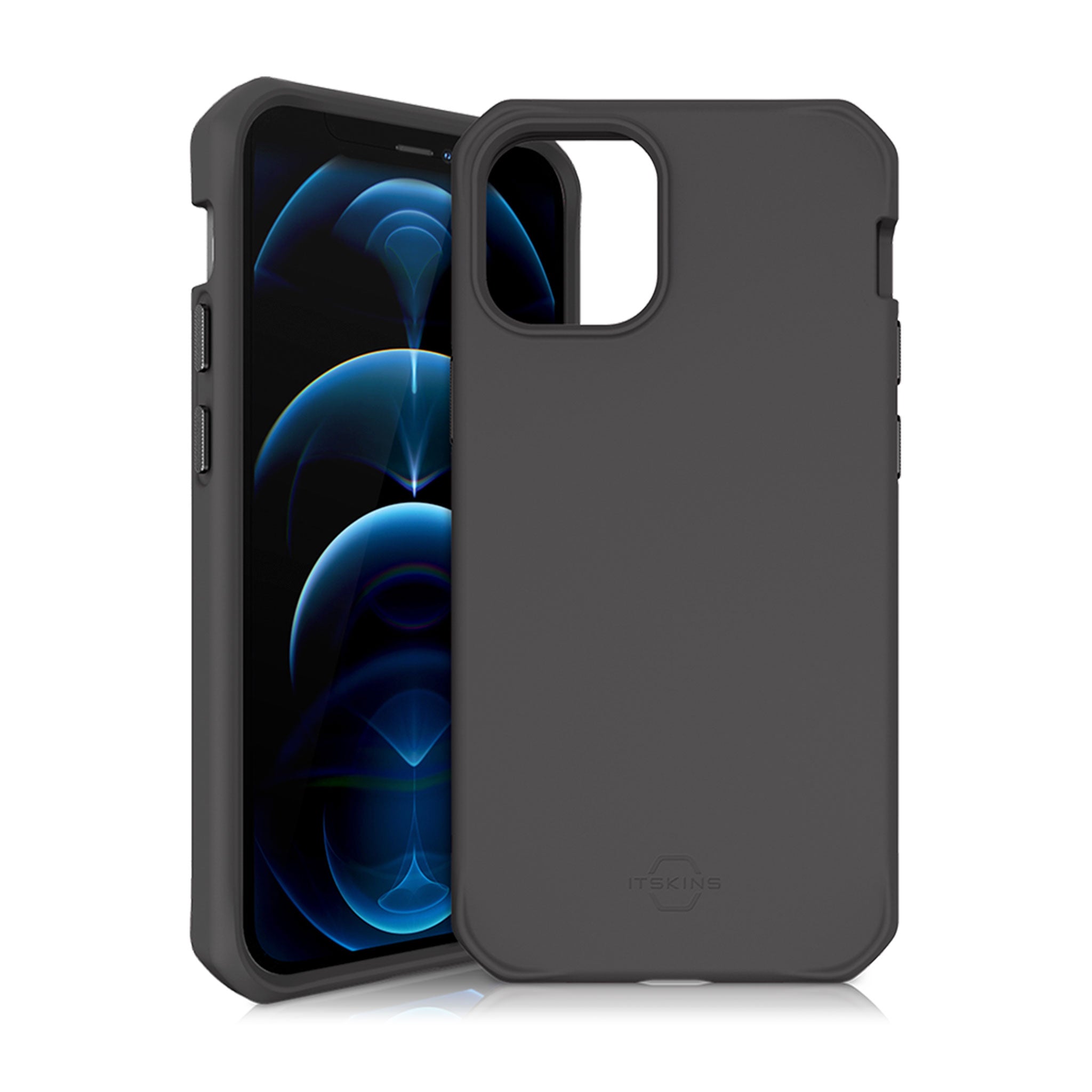 Itskins - Hybrid Silk Case For Apple Iphone 12 Pro Max - Grey