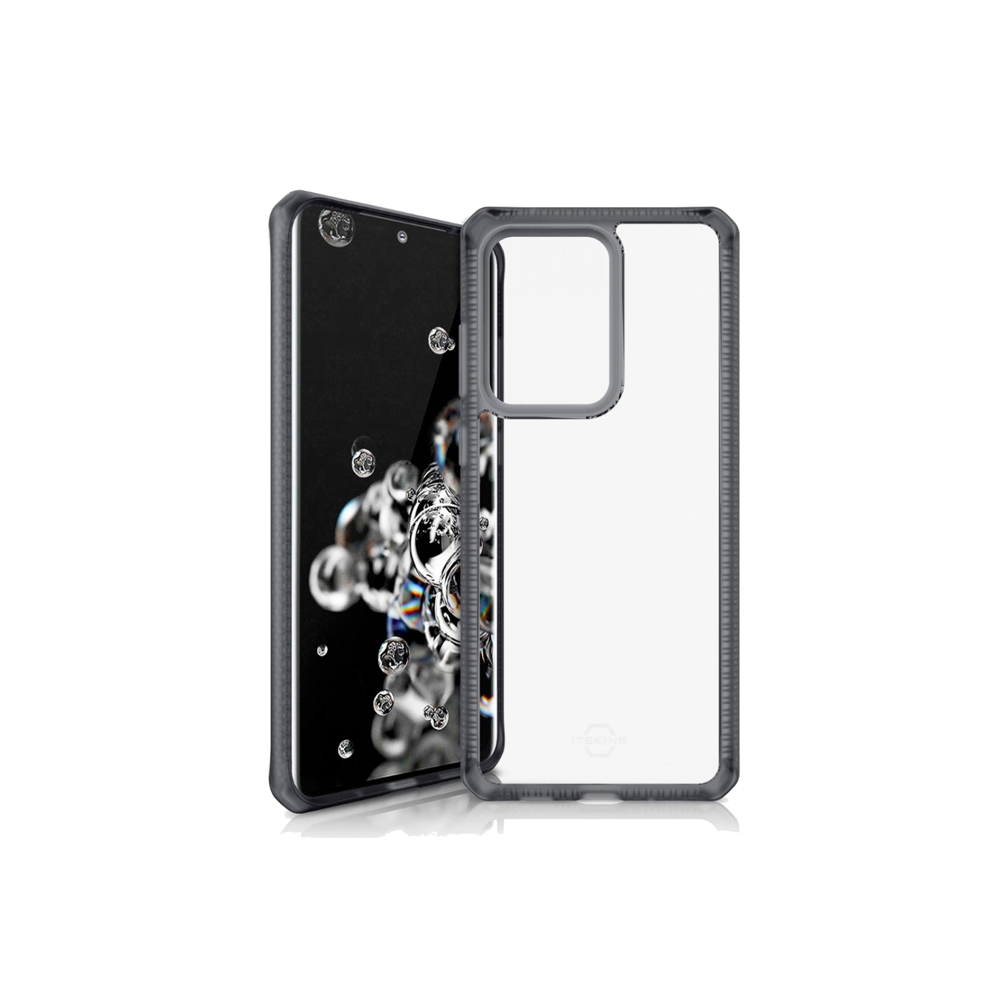 Itskins - Hybrid Frost Case For Apple Iphone 12 Pro Max - Smoke And Transparent
