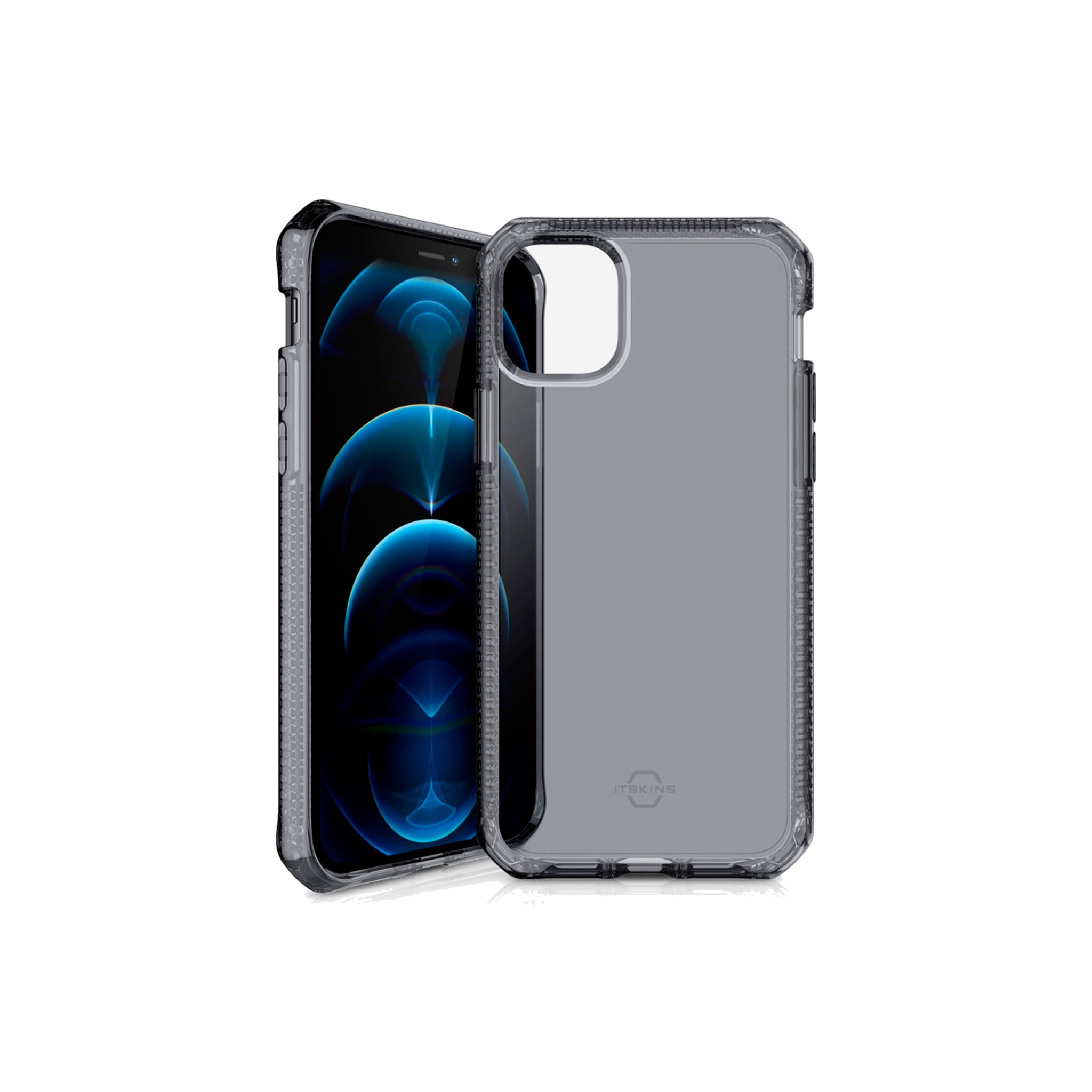 Itskins - Spectrum Clear Case For Apple Iphone 12 Pro Max - Smoke