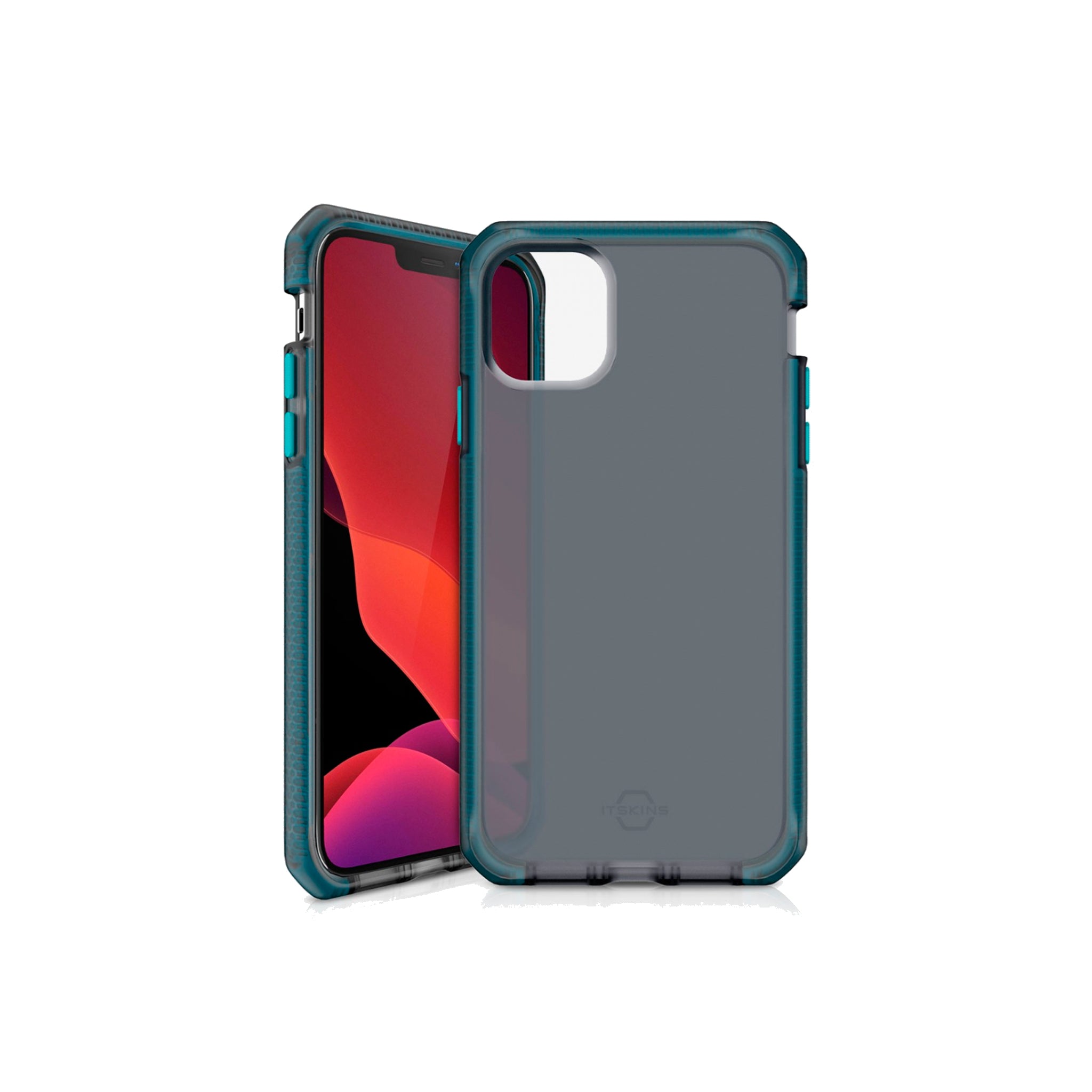 Itskins - Supreme Frost Case For Apple Iphone 12 Pro Max - Centurion Blue And Black