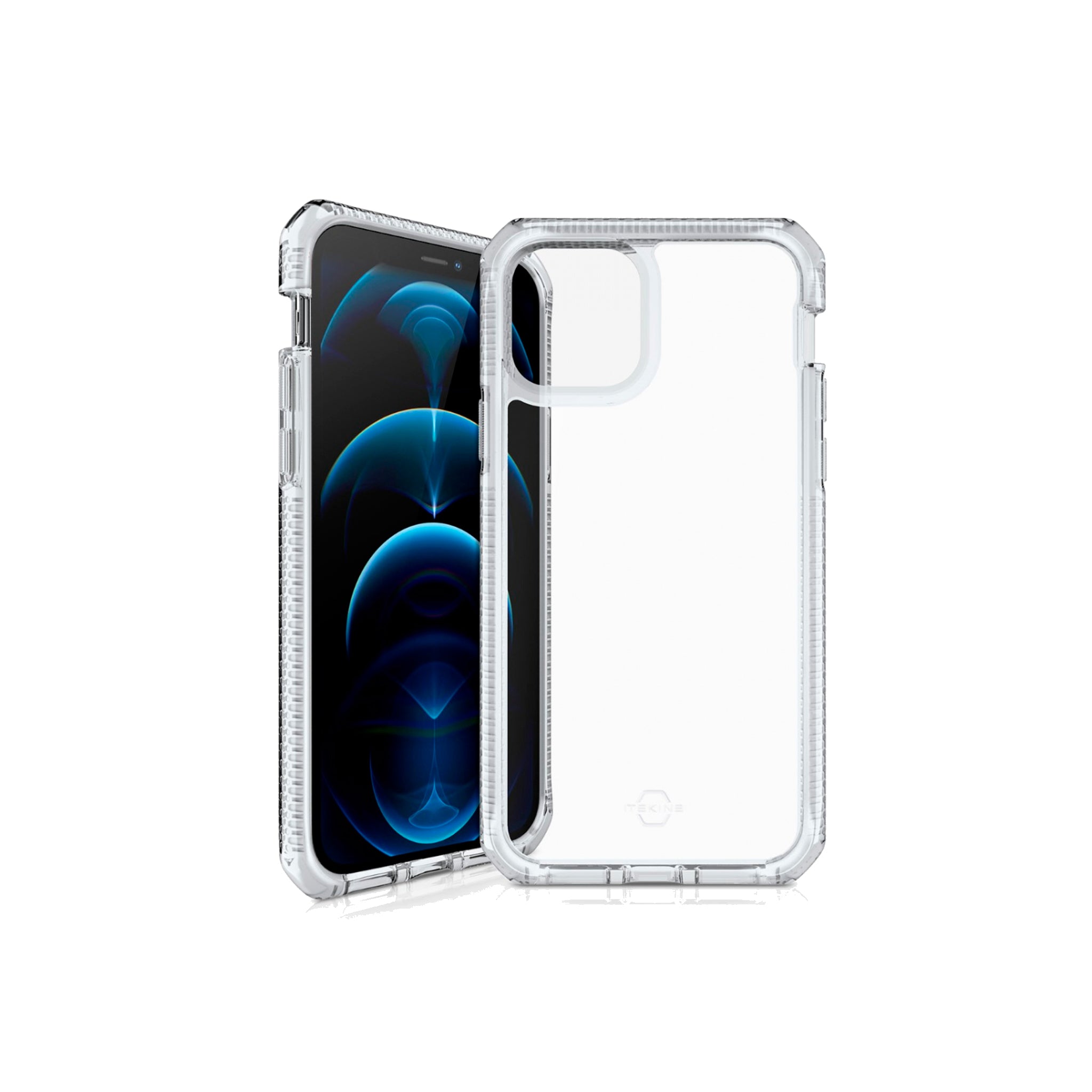 Itskins - Supreme Clear Case For Apple Iphone 12 Pro Max - White And Transparent