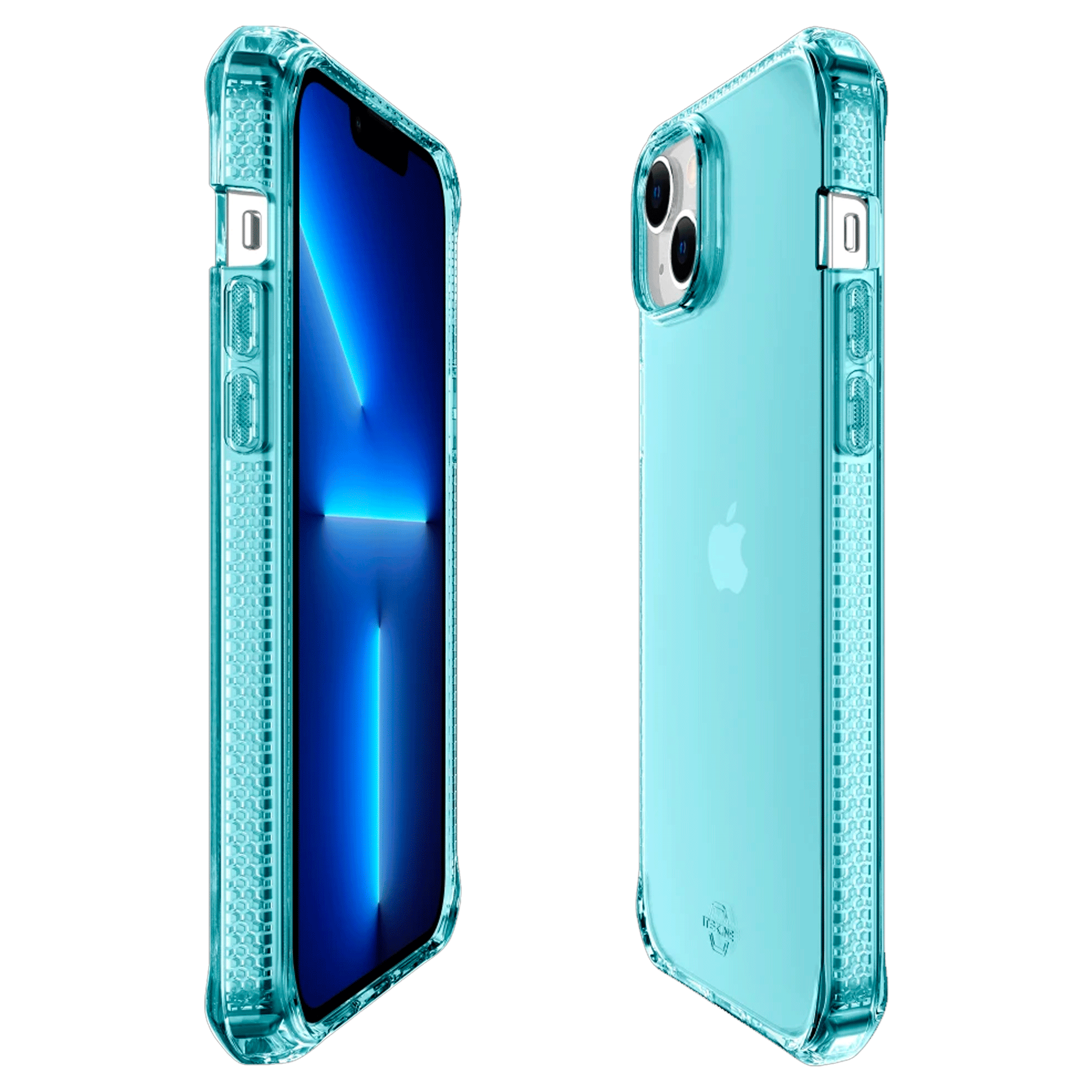 Itskins - Spectrum_r Clear Case For Apple Iphone 14 Plus - Light Blue