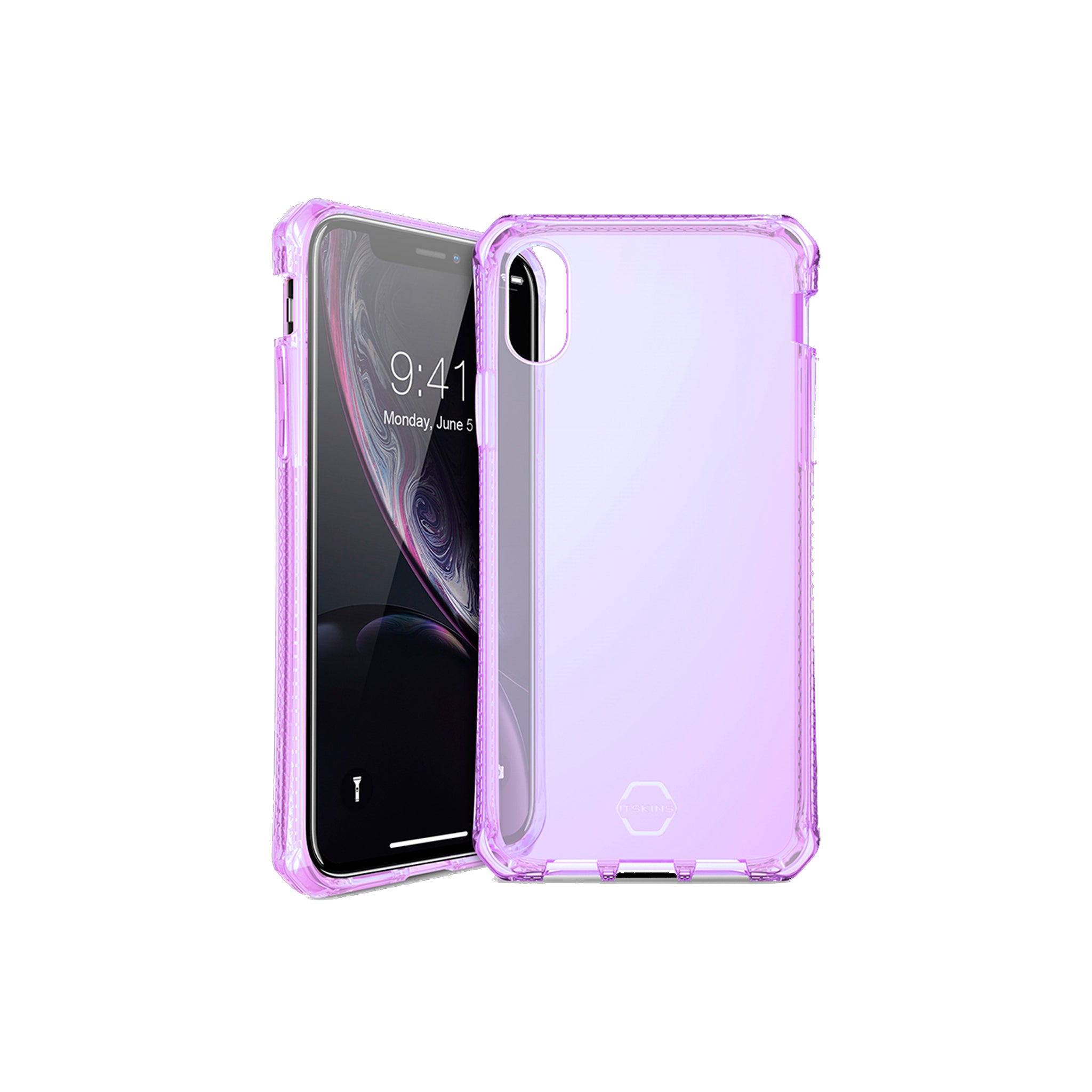 Itskins - Spectrum Clear Case For Apple Iphone Xr - Light Purple