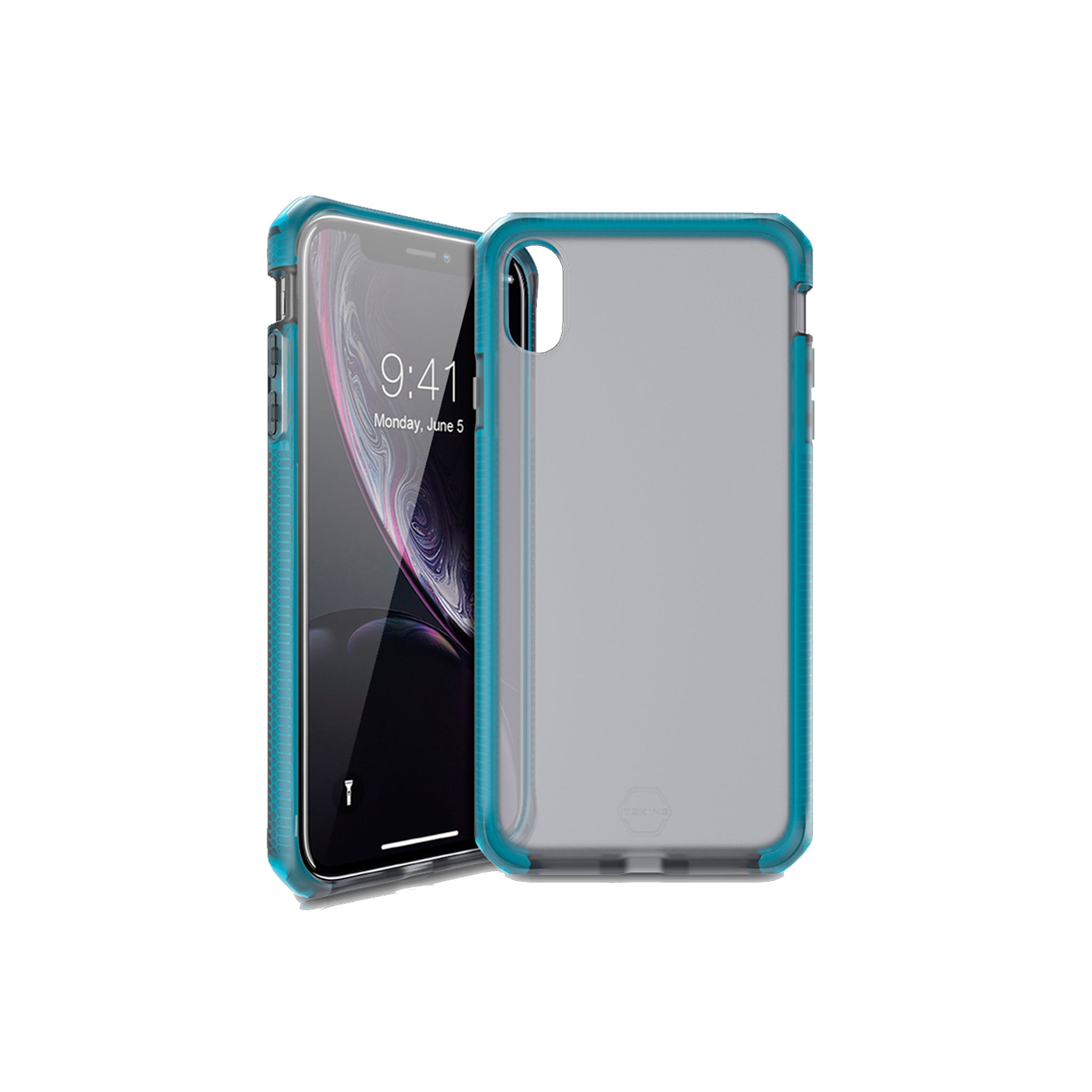 Itskins - Supreme Frost Case For Apple Iphone Xr - Centurion Blue And Black