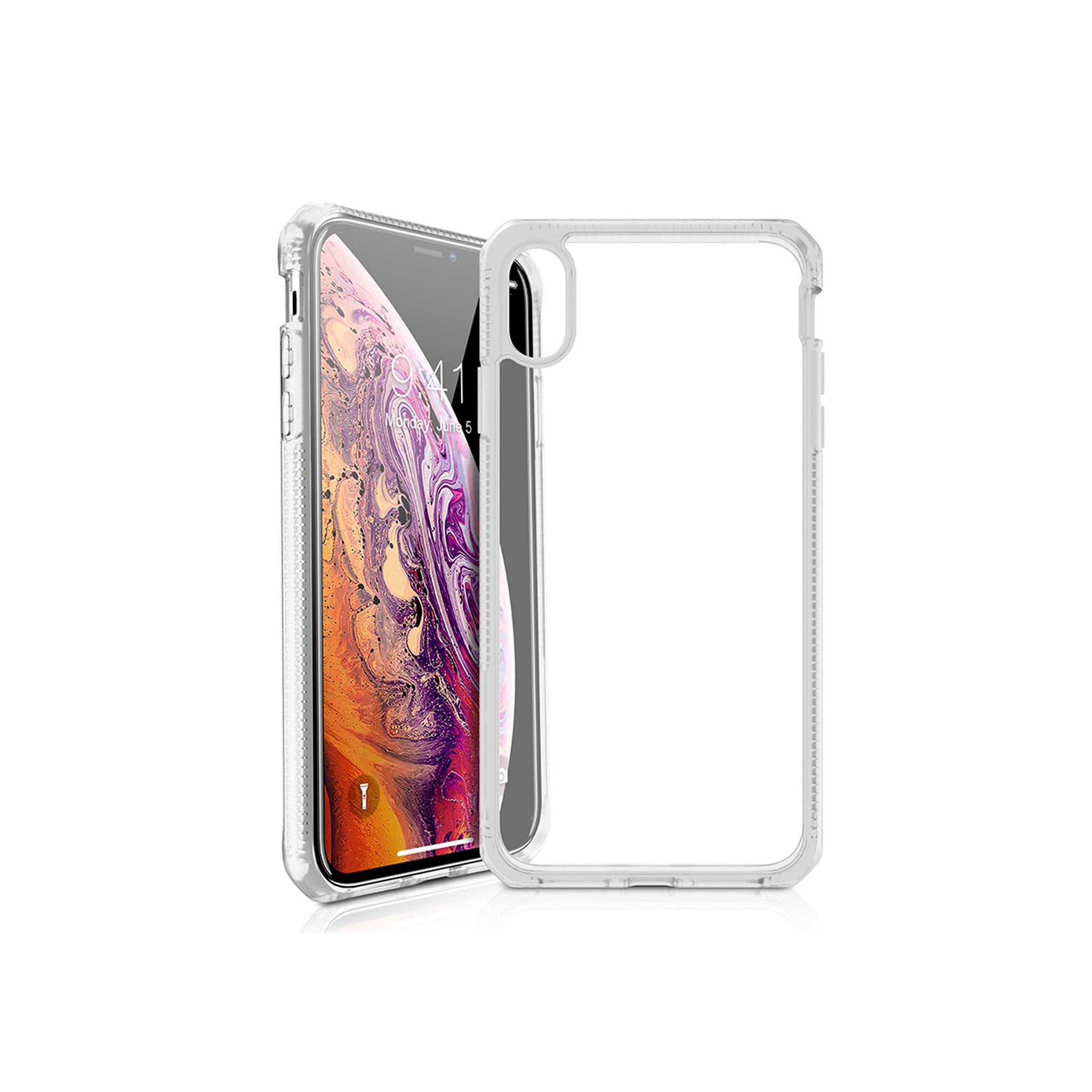 Itskins - Hybrid Frost MKII Case for Apple iPhone XS / X - Transparent