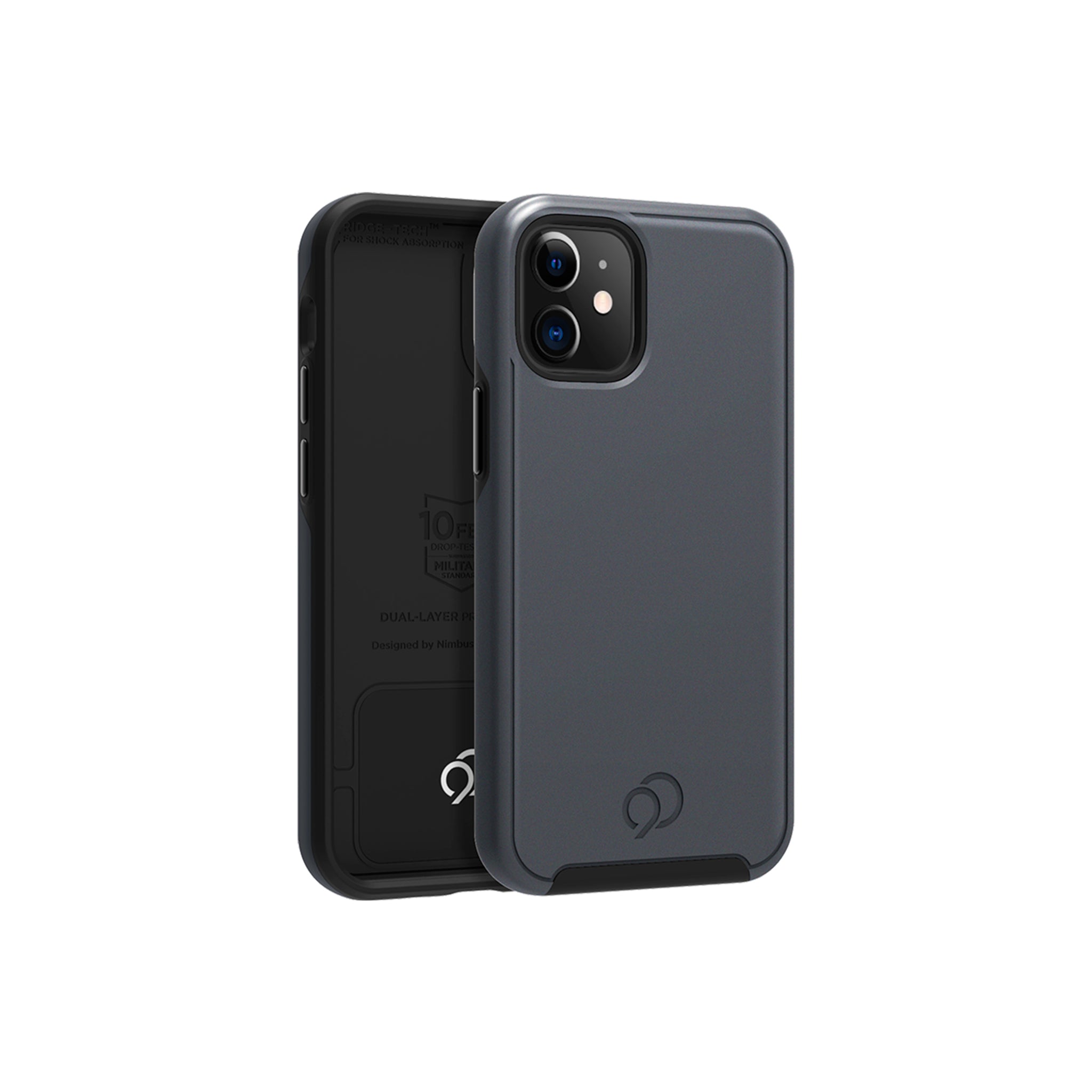 Nimbus9 - Cirrus 2 Case For Apple Iphone 12 Mini - Gunmetal Gray