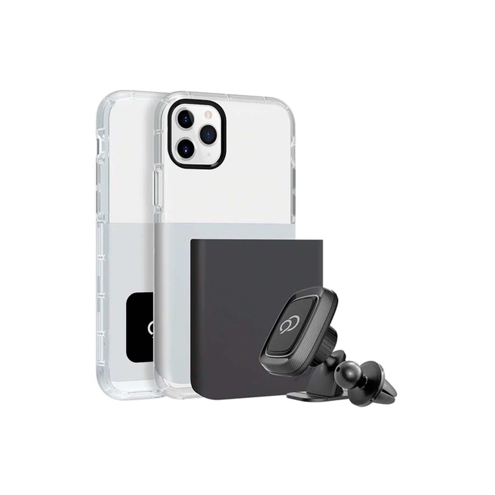 Nimbus9 - Ghost 2 Pro Case With Mount For Apple Iphone 11 Pro / Xs / X - Gunmetal Gray And Pure White
