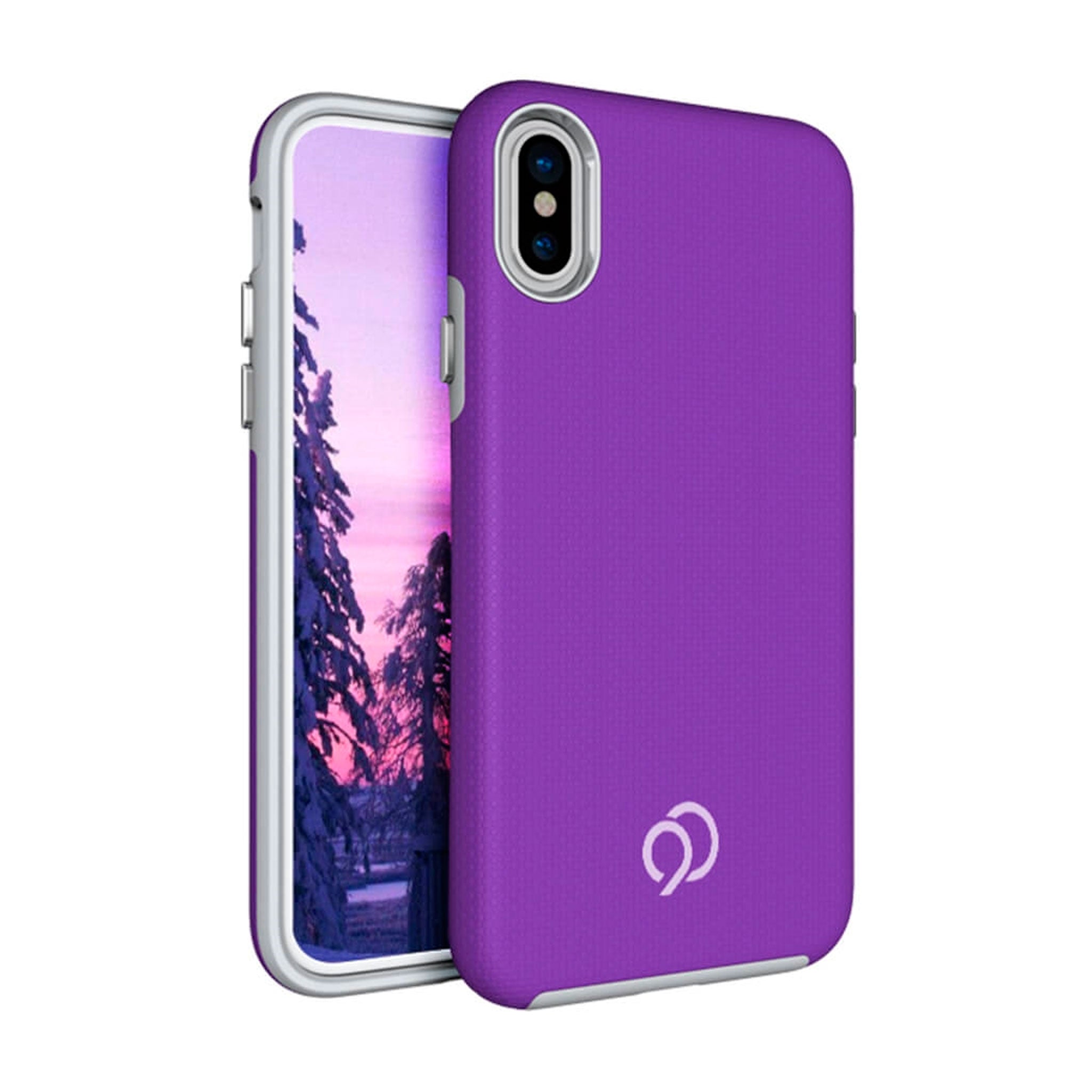 Apple - Latitude Case for iPhone X Nimbus9 - Purple