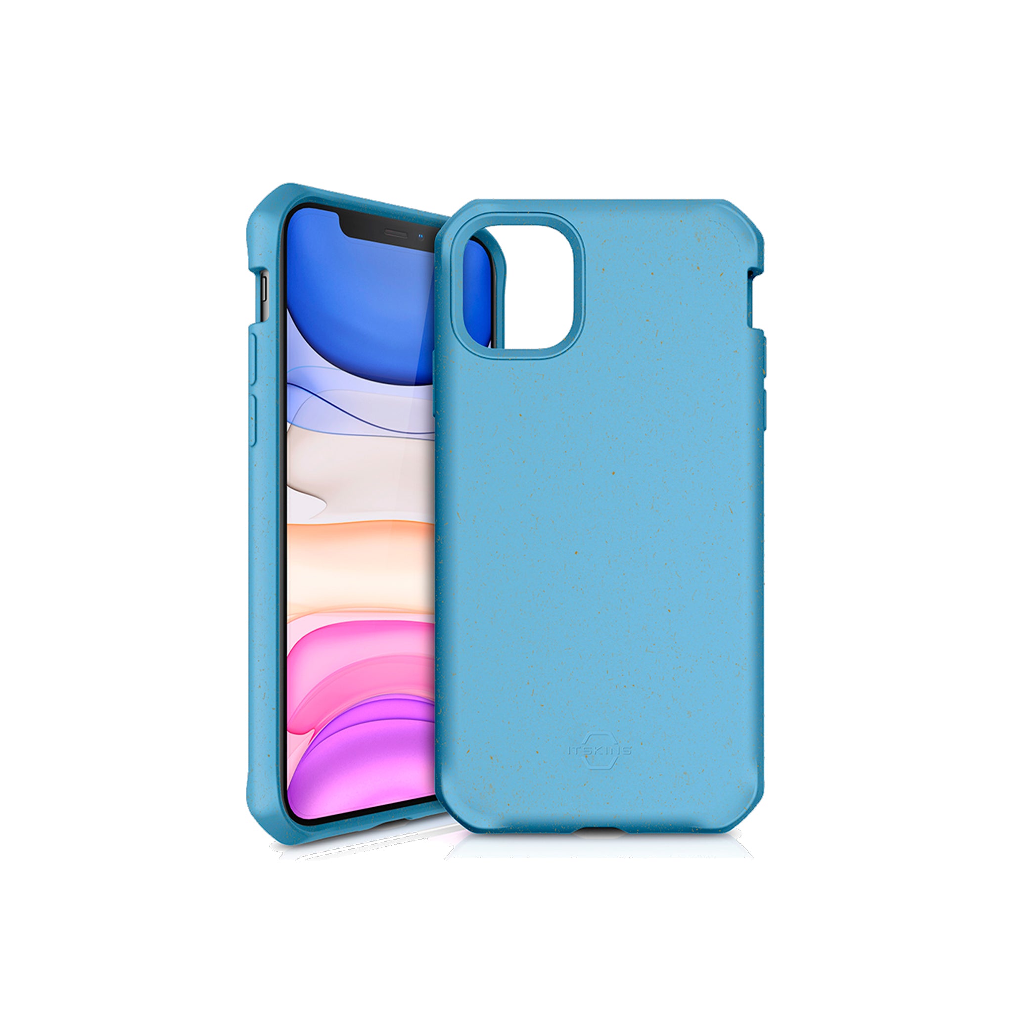 Itskins - Feroniabio Terra Biodegradable Case For Apple Iphone 11 - Blue