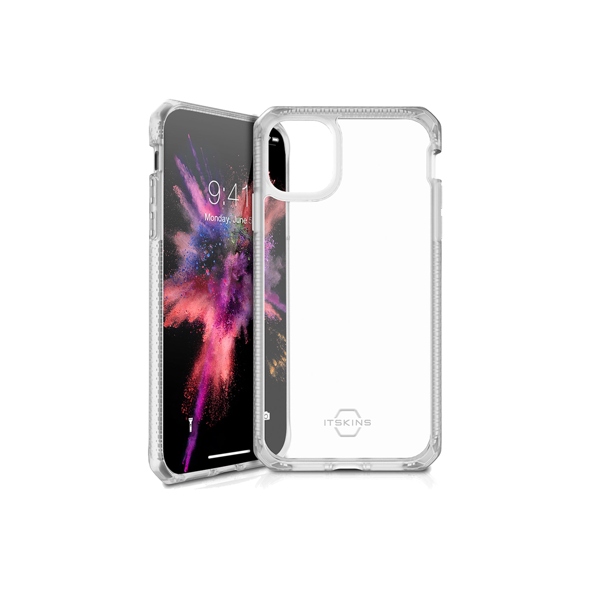 Itskins - Hybrid Frost Mkii Case For Apple Iphone 11 Pro Max - Transparent