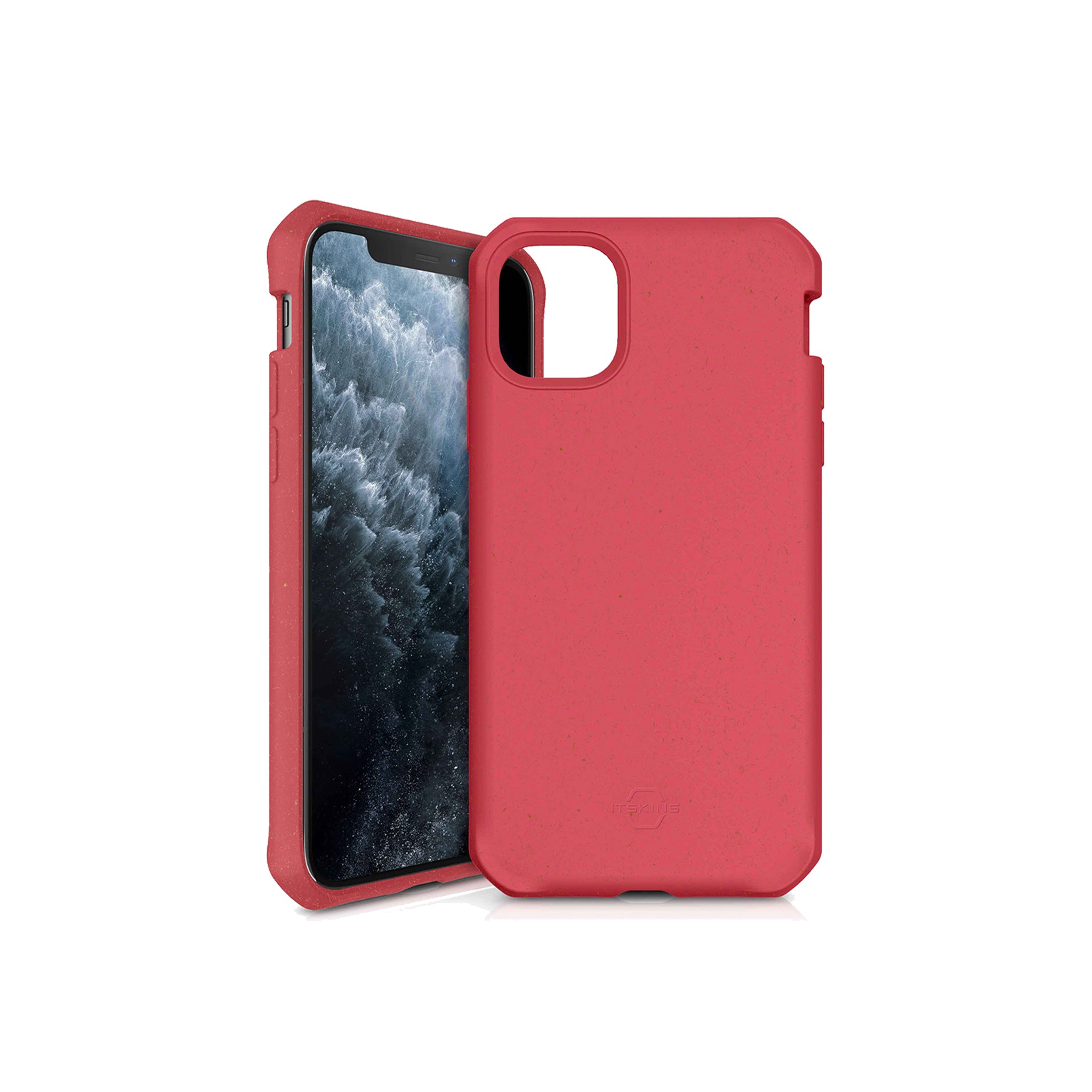 Itskins - Feroniabio Terra Biodegradable Case For Apple Iphone 11 Pro Max - Red