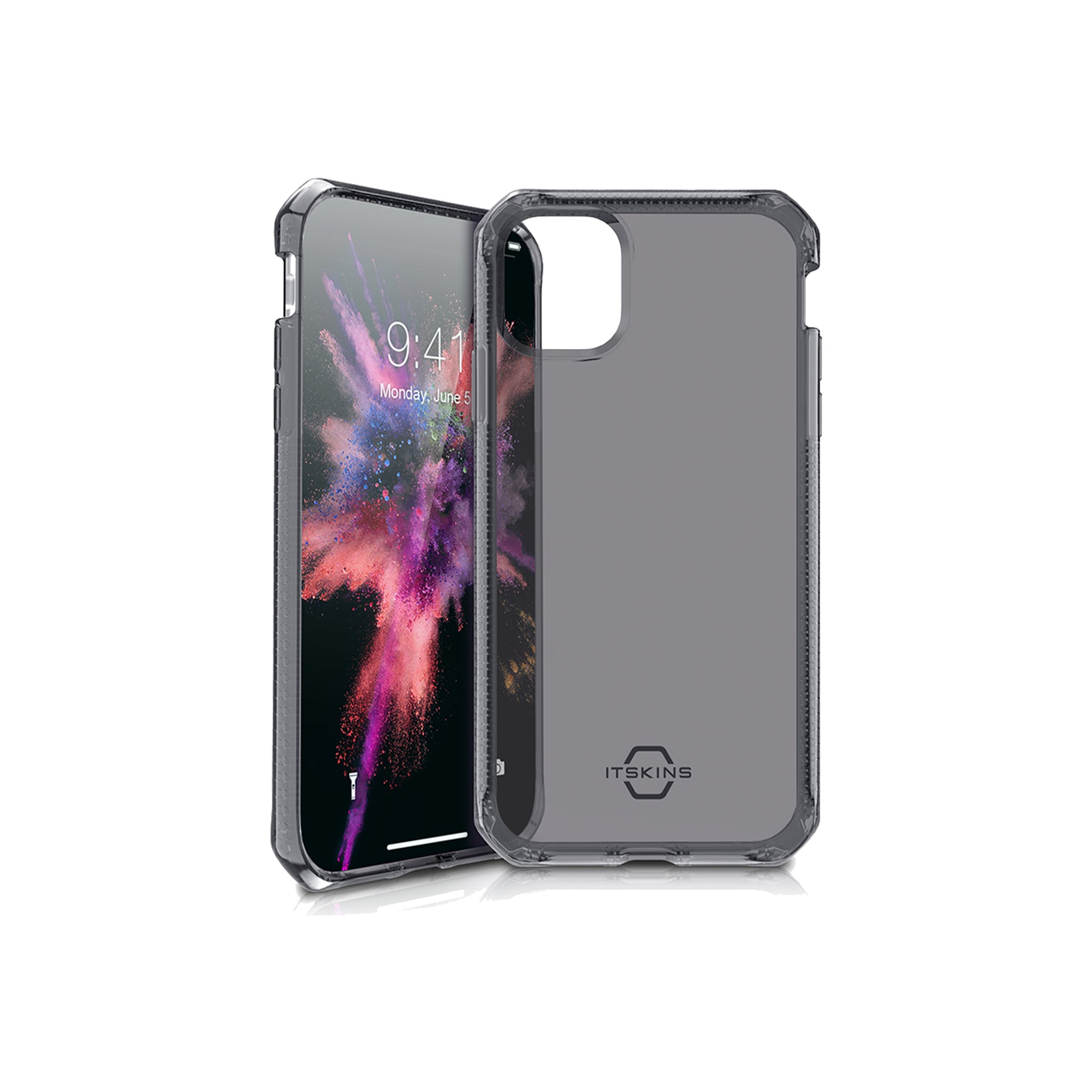 Itskins - Spectrum Clear Case For Apple Iphone 11 Pro Max - Black