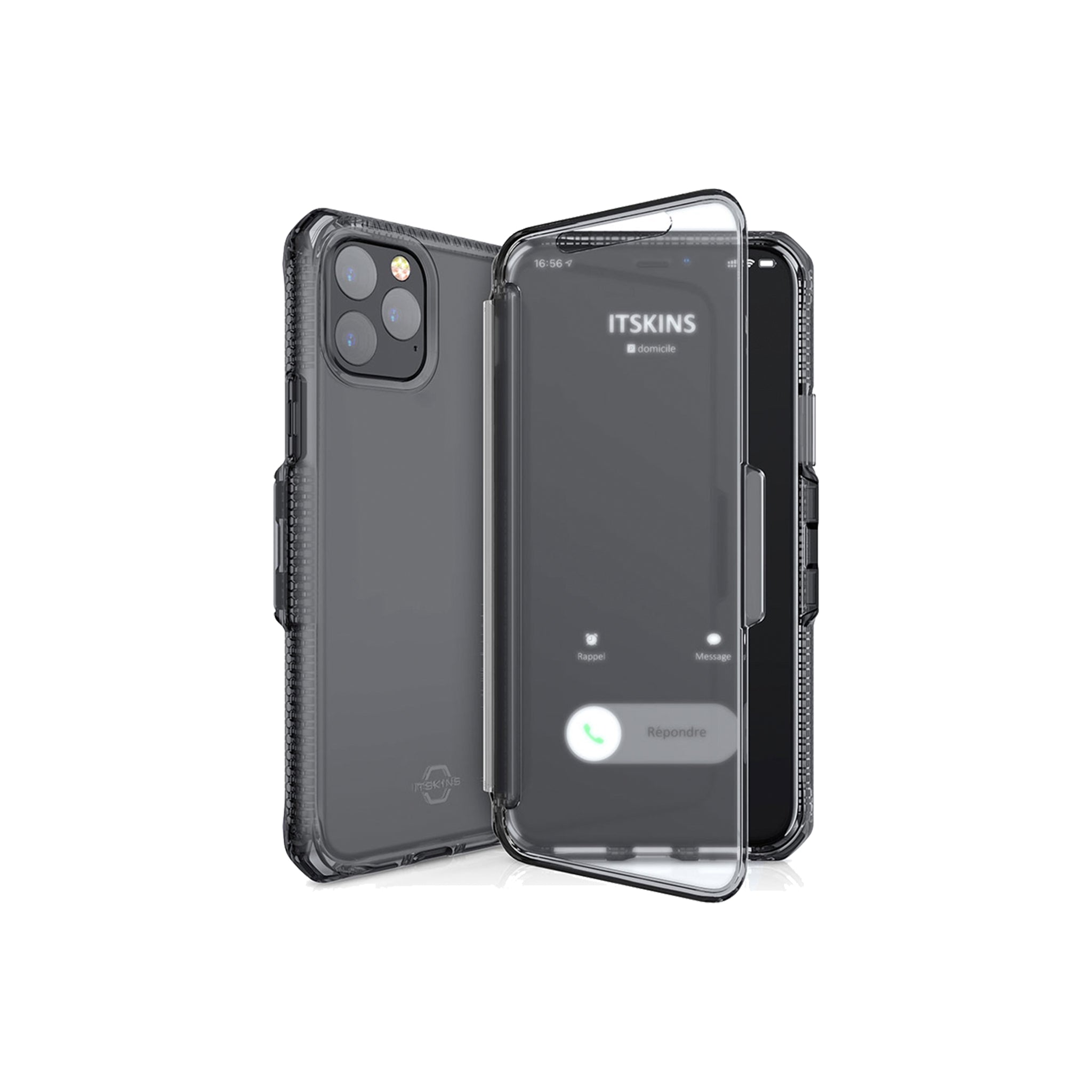 Itskins - Spectrum Vision Clear Case For Apple Iphone 11 Pro Max - Smoke