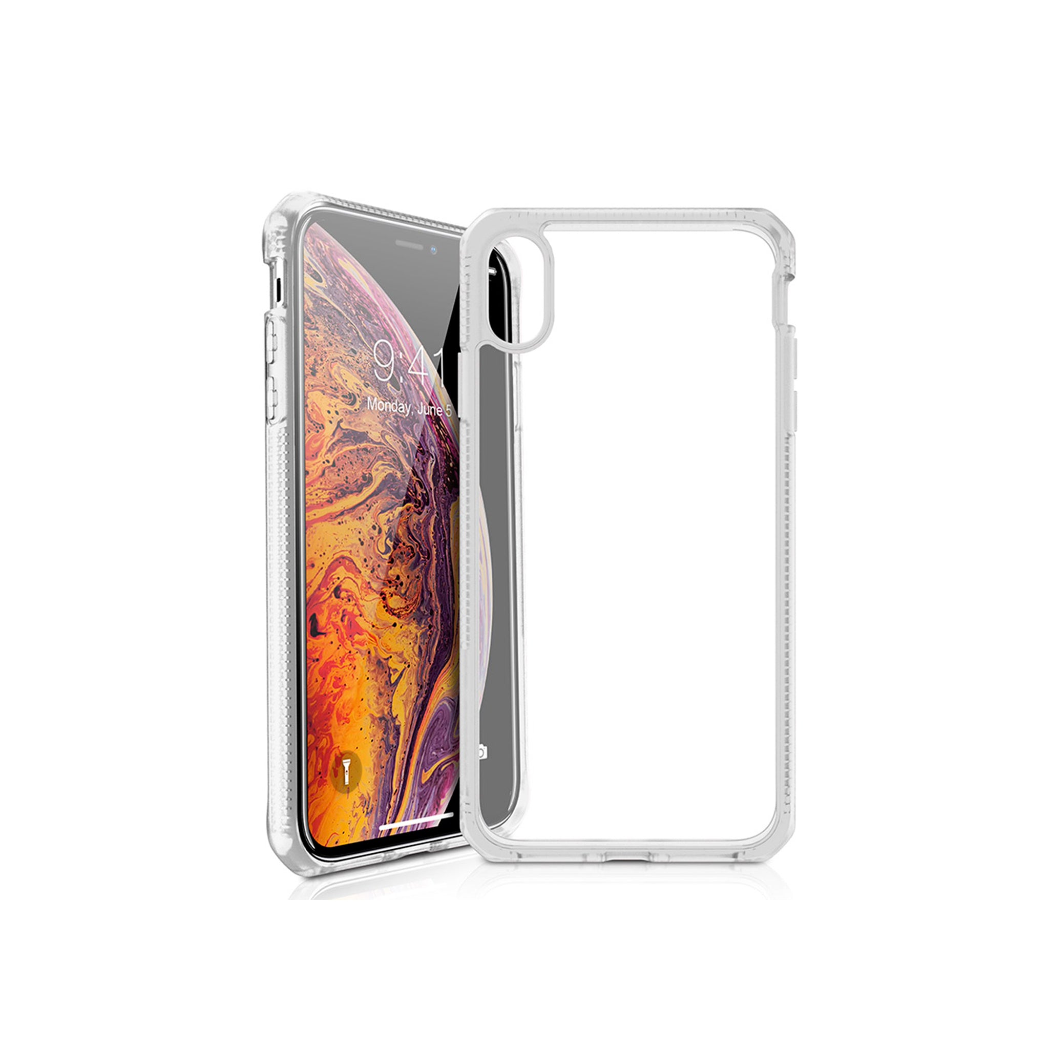 Itskins - Hybrid Frost Mkii Case For Apple iPhone Xs Max - Transparent