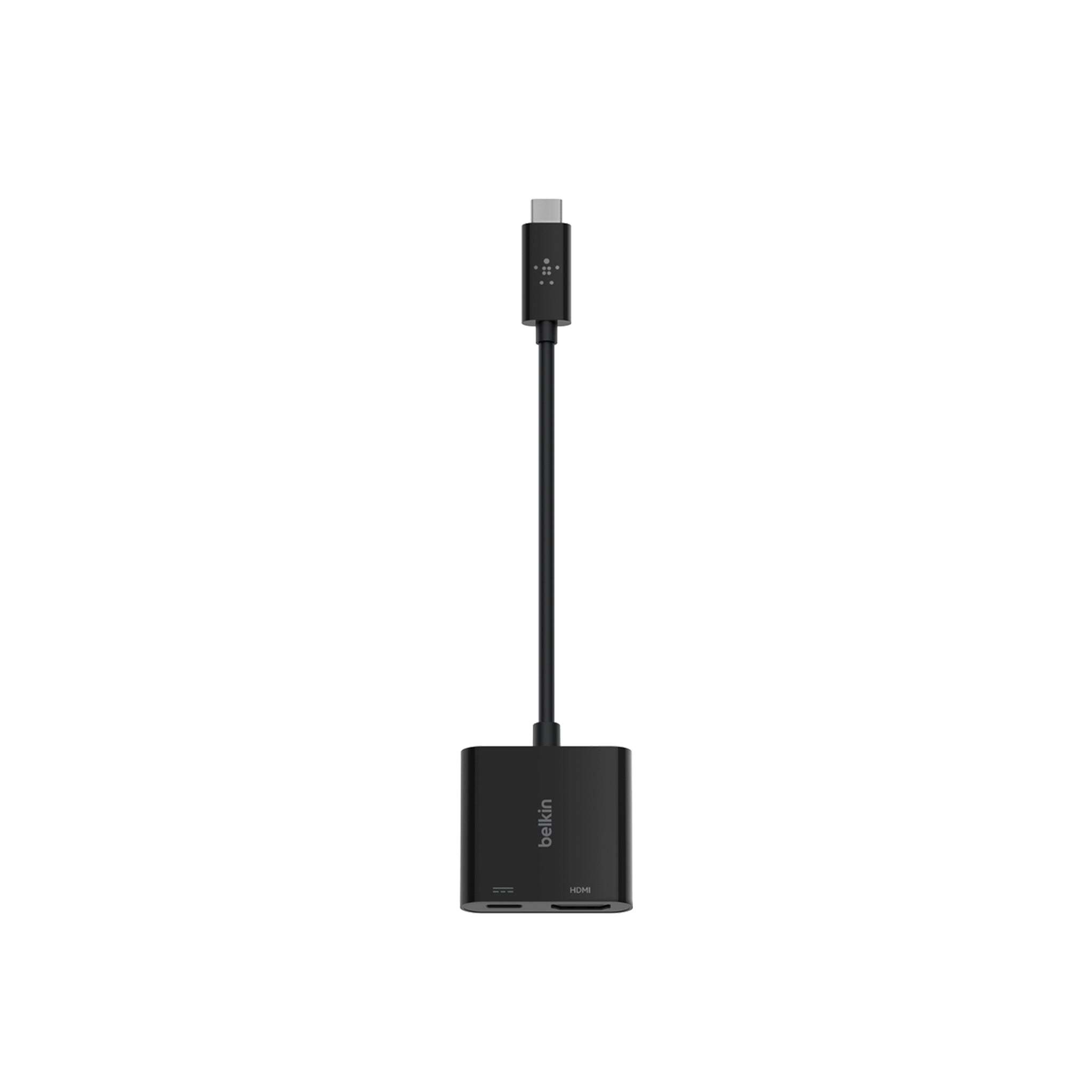 Belkin - Usb C To Hdmi And Charge Adapter 60w - Black