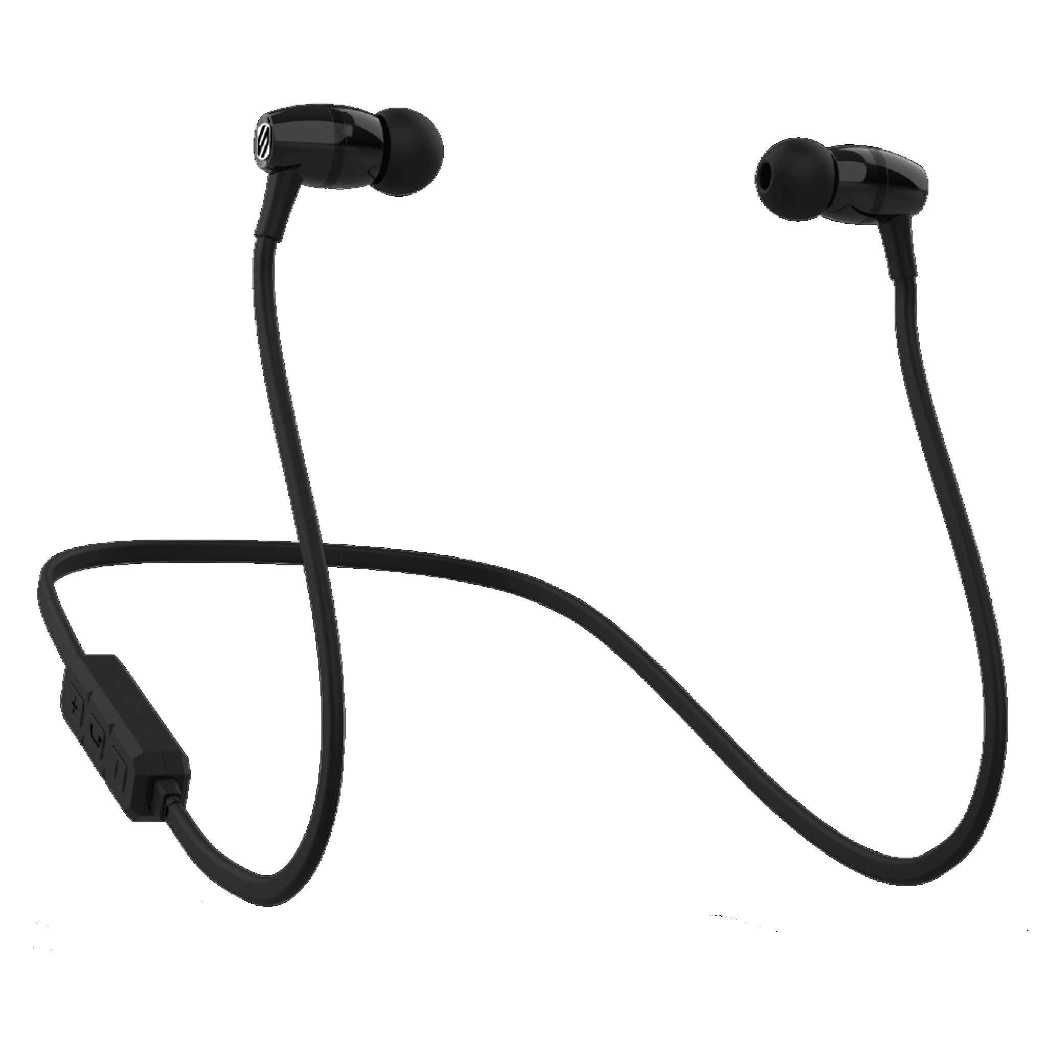 Scosche - Bluetooth In Ear Wireless Earbuds With Mic Controls - Black