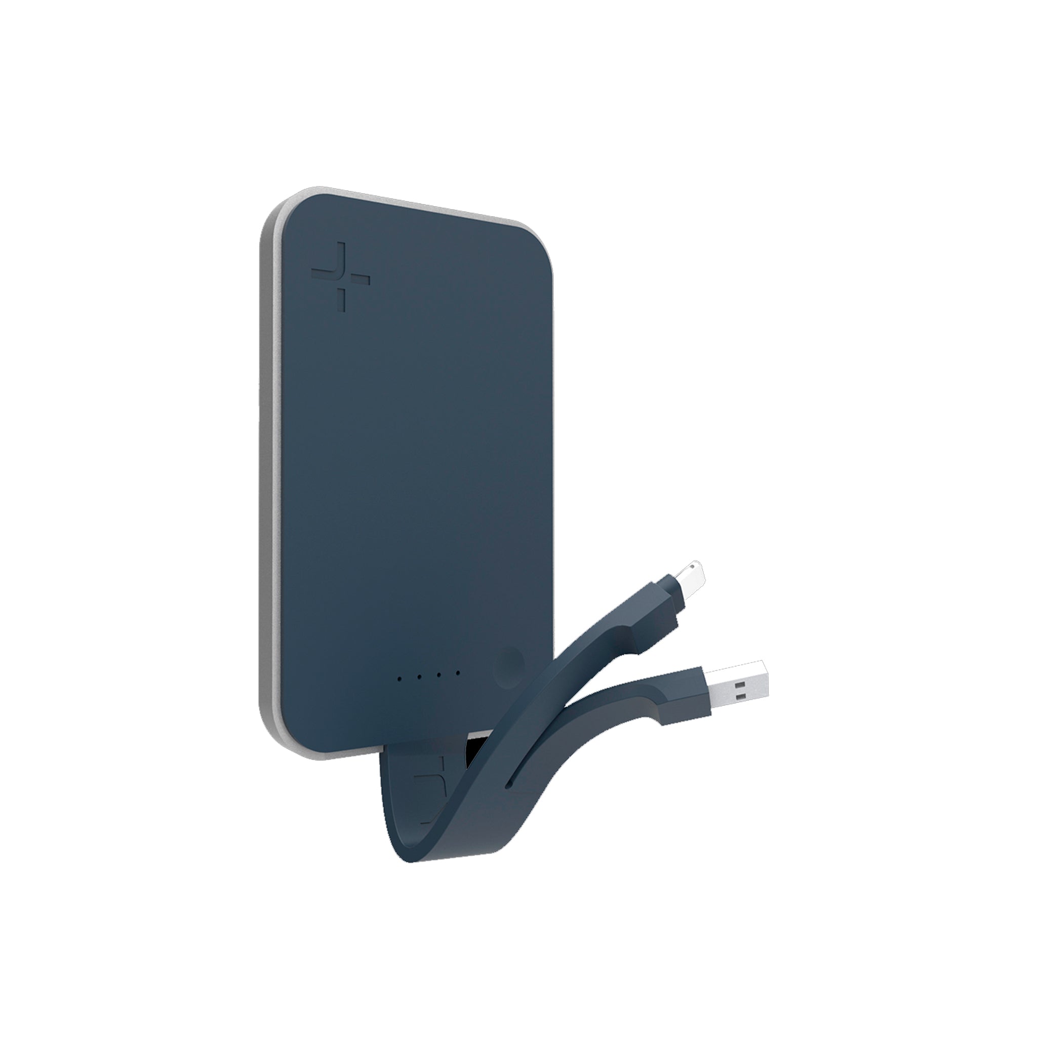 Tylt - Flipcard Power Bank For Type C Devices 5,000 Mah - Gray