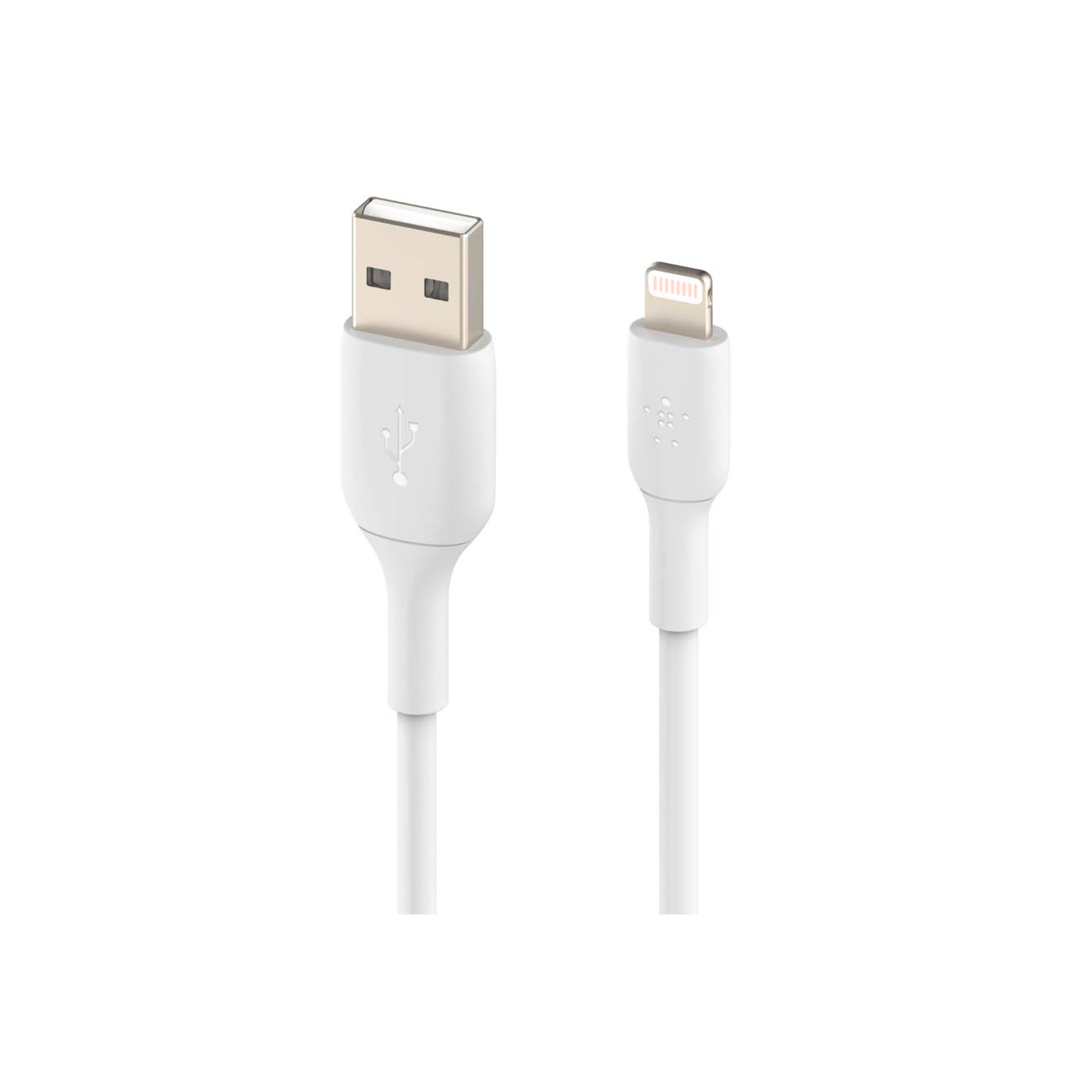 Belkin - Boost Up Charge Usb A To Apple Lightning Cable 3ft - White