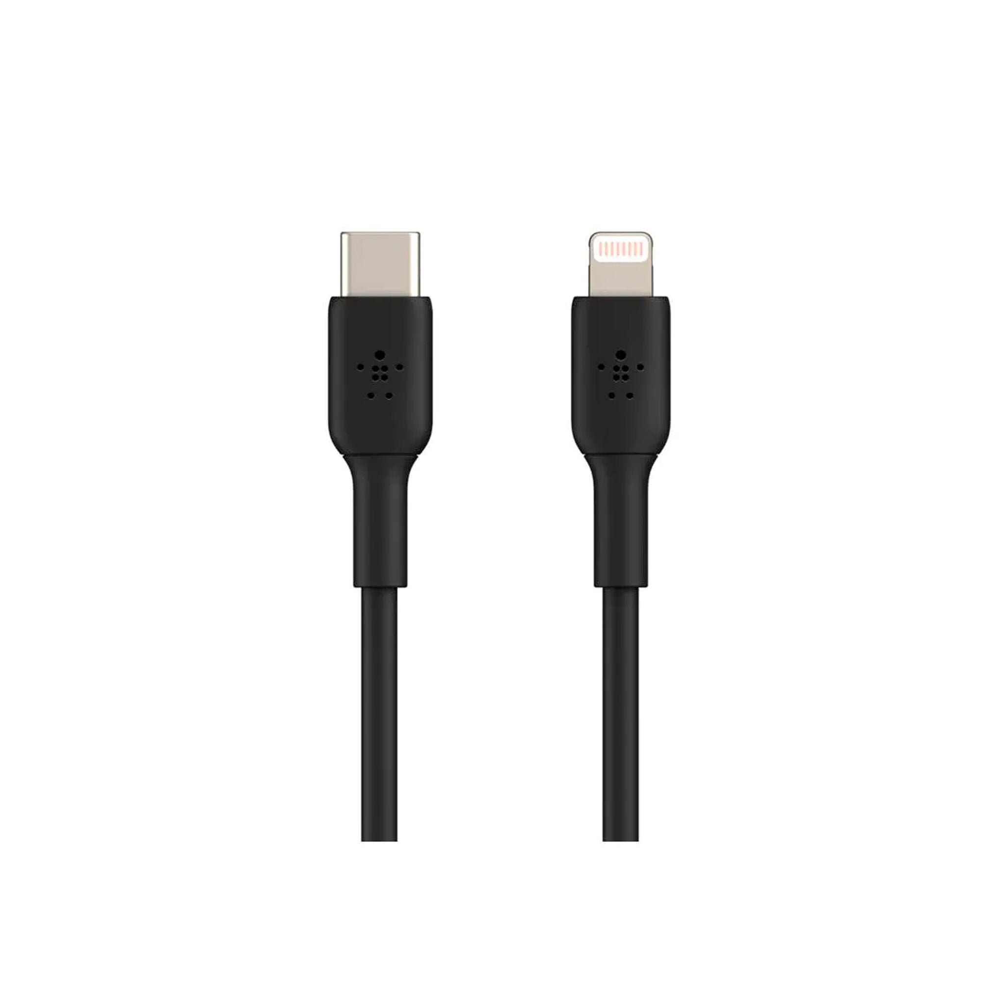 Belkin - Boost Up Charge Usb C To Apple Lightning Cable 3ft - Black
