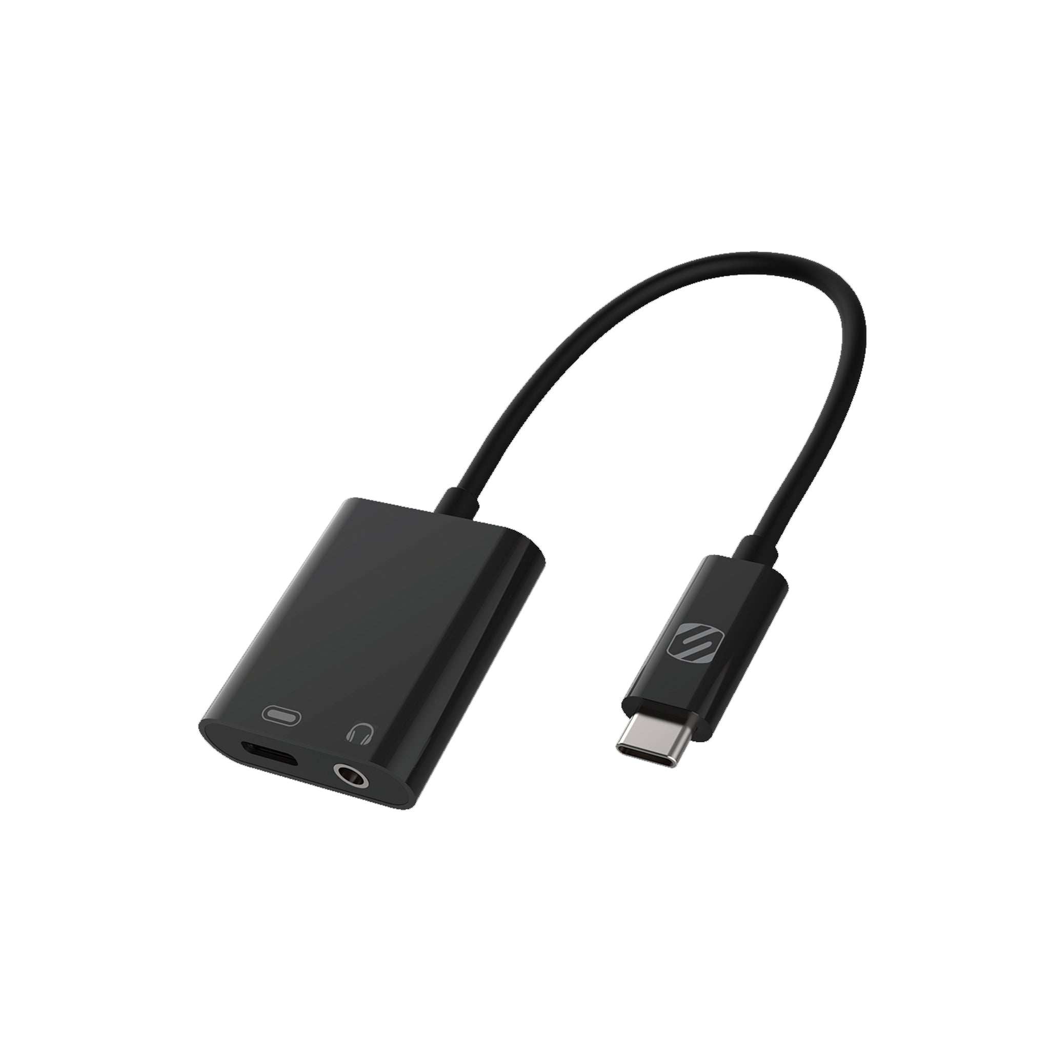 Scosche - Audio Adapter 3.5mm For Type C Devices - Black