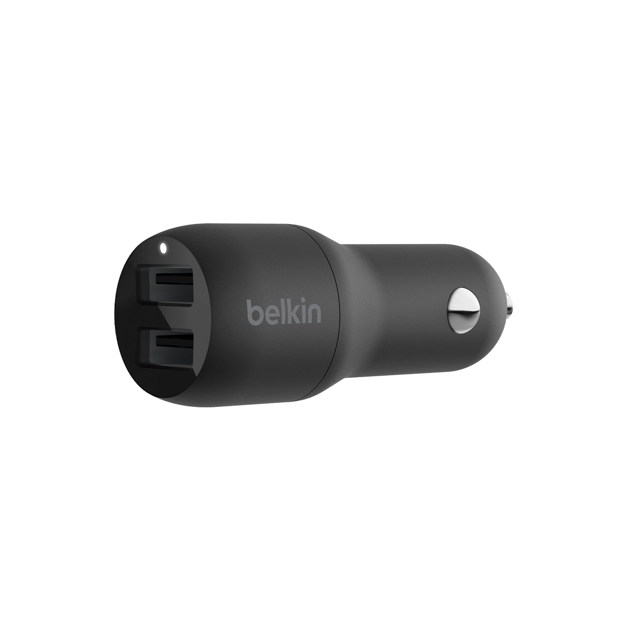 Belkin - Dual Port Usb A Car Charger 24w - Black