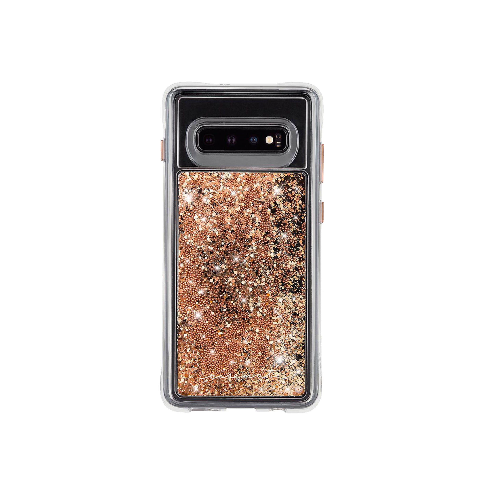 Case-mate - Waterfall Case For Samsung Galaxy S10 Plus - Gold