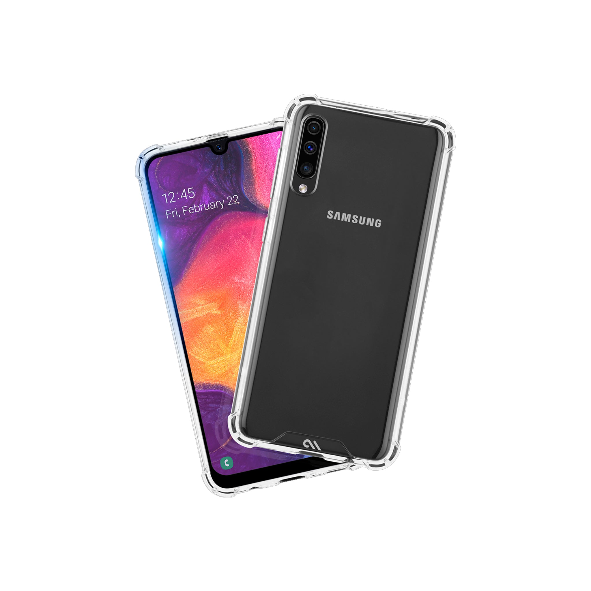 Case-mate - Protection Pack Tough Case And Glass Screen Protector For Samsung Galaxy A50 - Clear