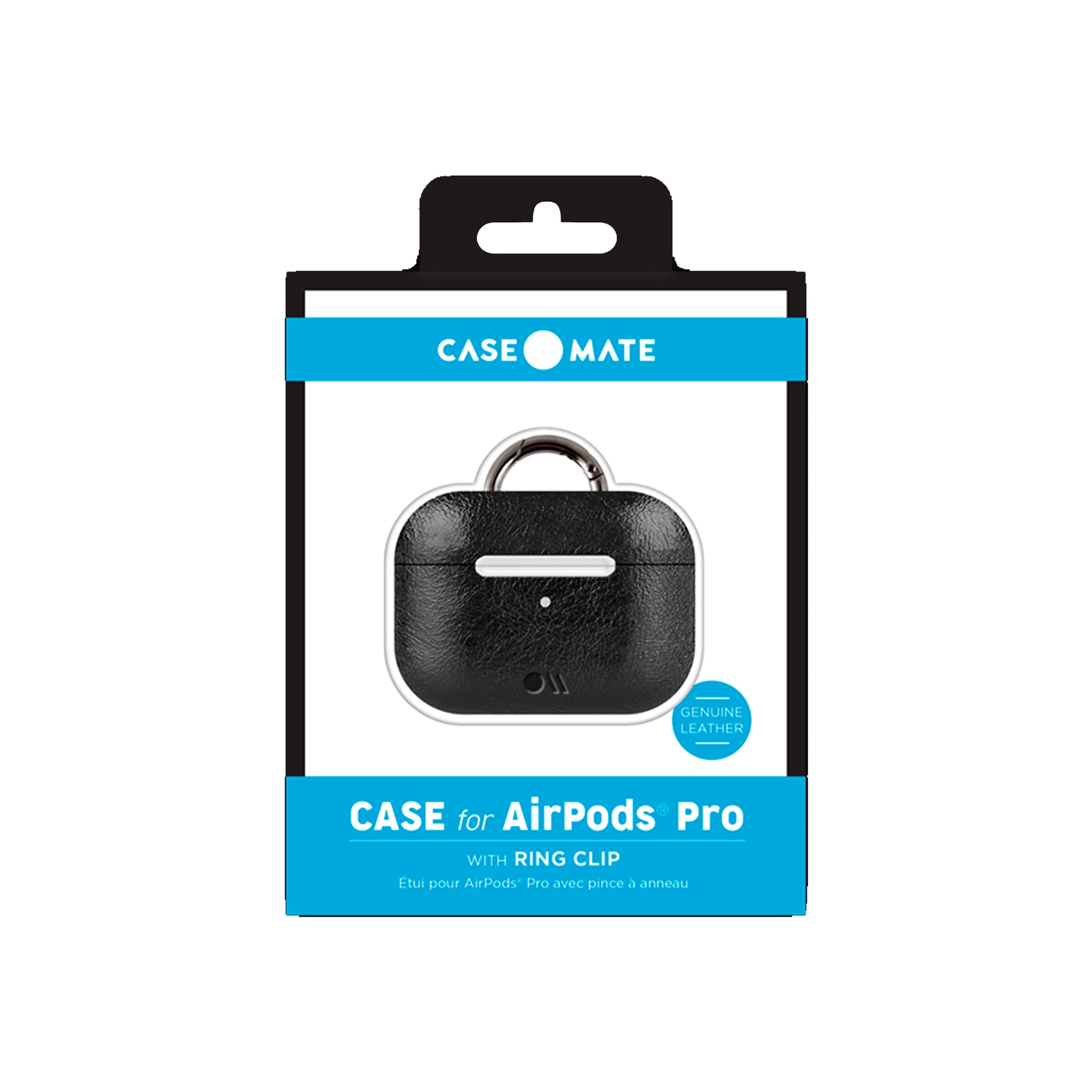 Case-mate - Leather Case For Apple Airpods Pro - Black