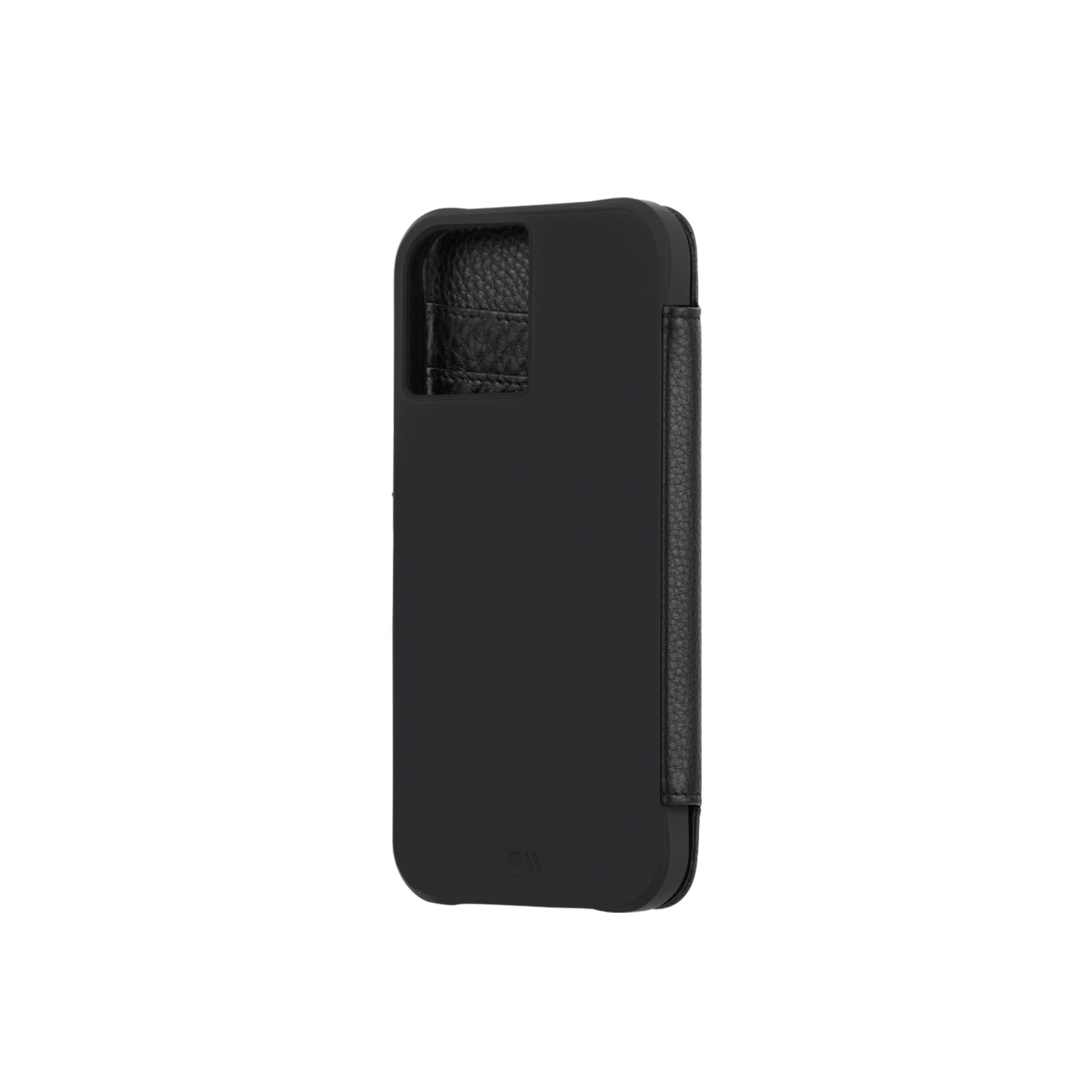 Case-mate - Wallet Folio Case With Micropel For Apple Iphone 12 Pro Max - Black