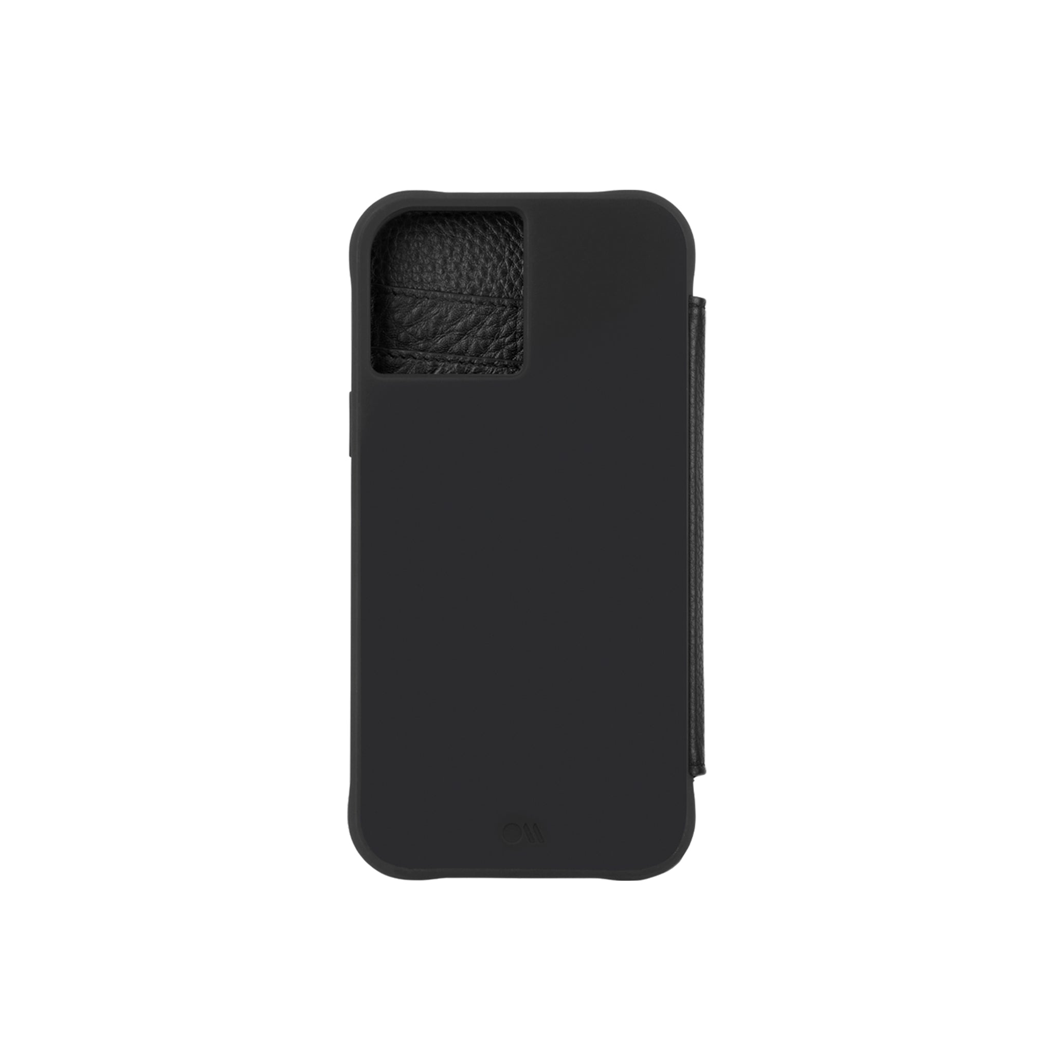 Case-mate - Wallet Folio Case With Micropel For Apple Iphone 12 Pro Max - Black
