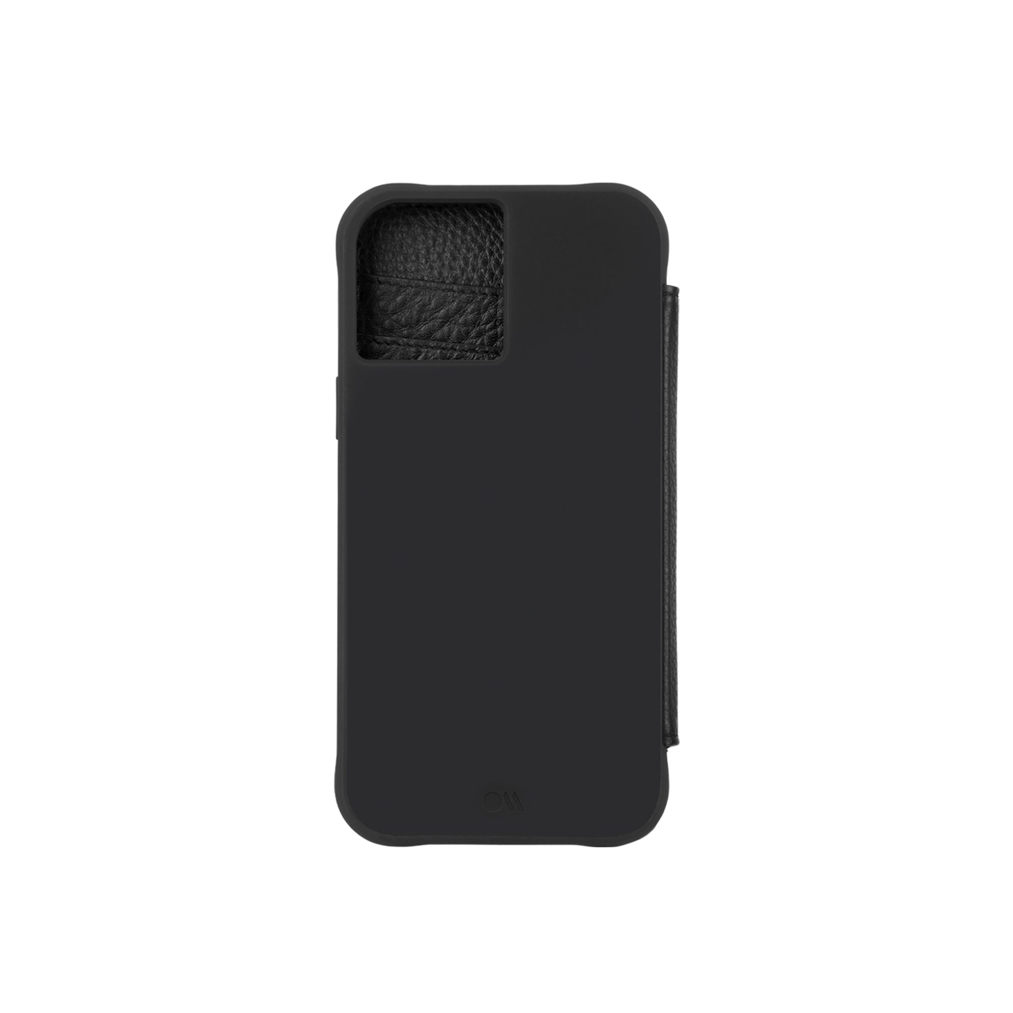 Case-mate - Wallet Folio Case With Micropel For Apple Iphone 12 / 12 Pro - Black