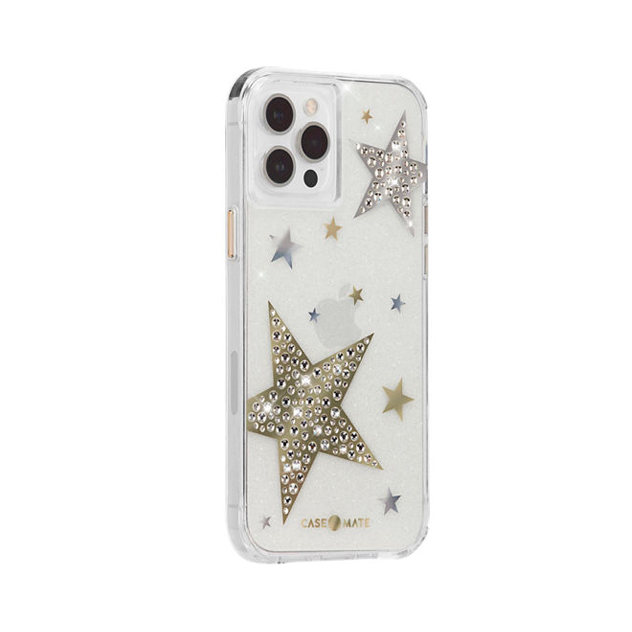 Case-mate - Sheer Crystal Case With Mircopel For Apple Iphone 12 Pro Max - Sheer Superstar