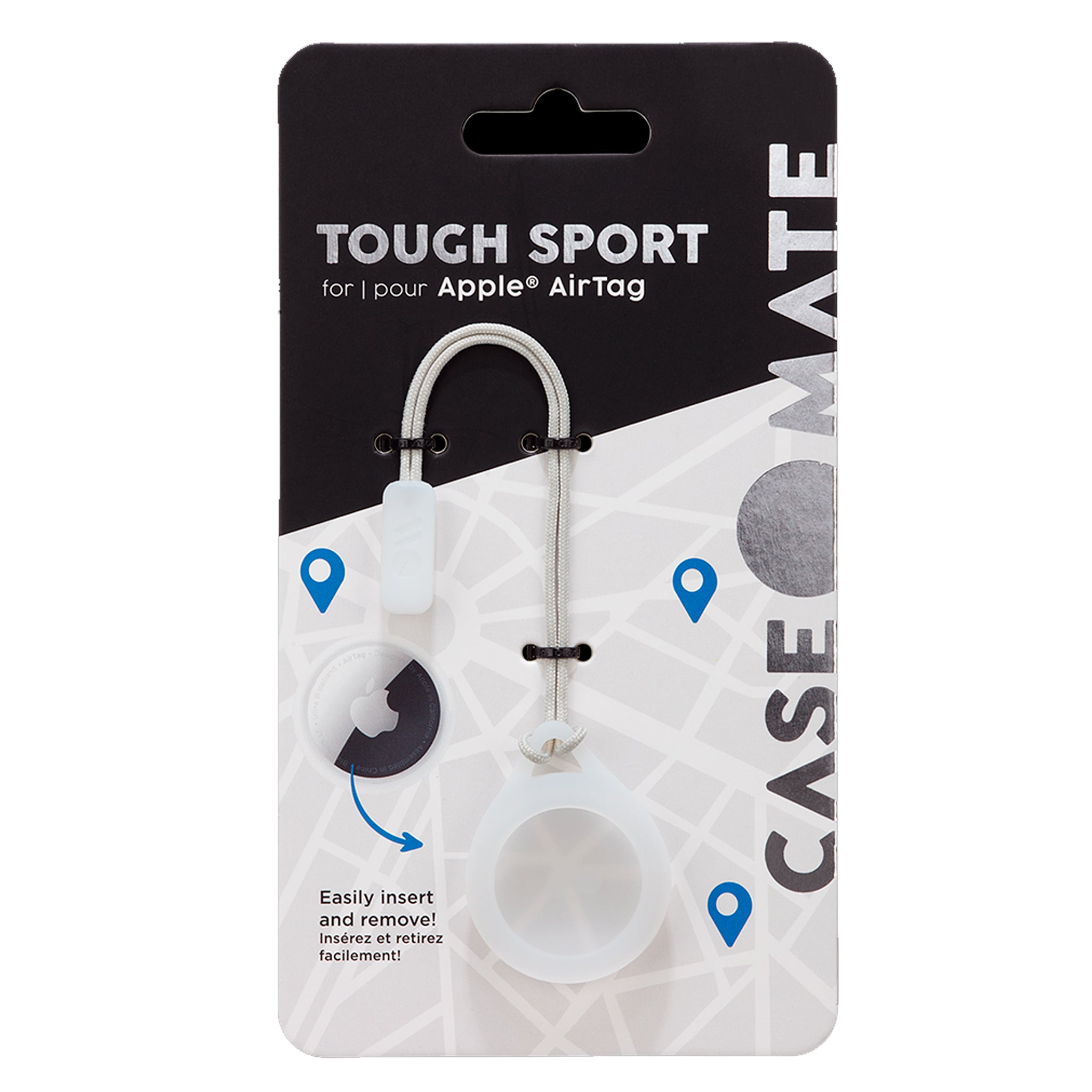 Case-mate - Tough Sport Case For Apple Airtag - Clear