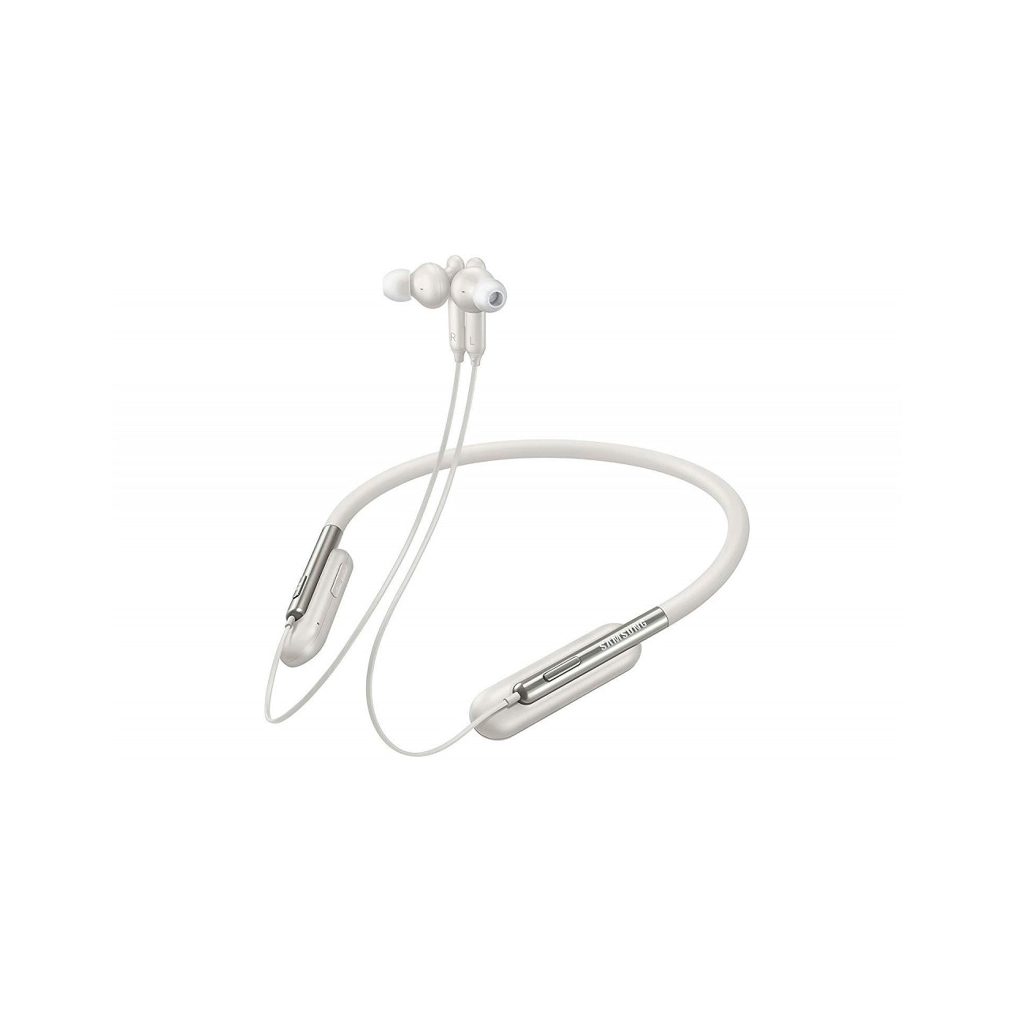 Samsung - Level U-Flex Neckband Headphones Bluetooth - White
